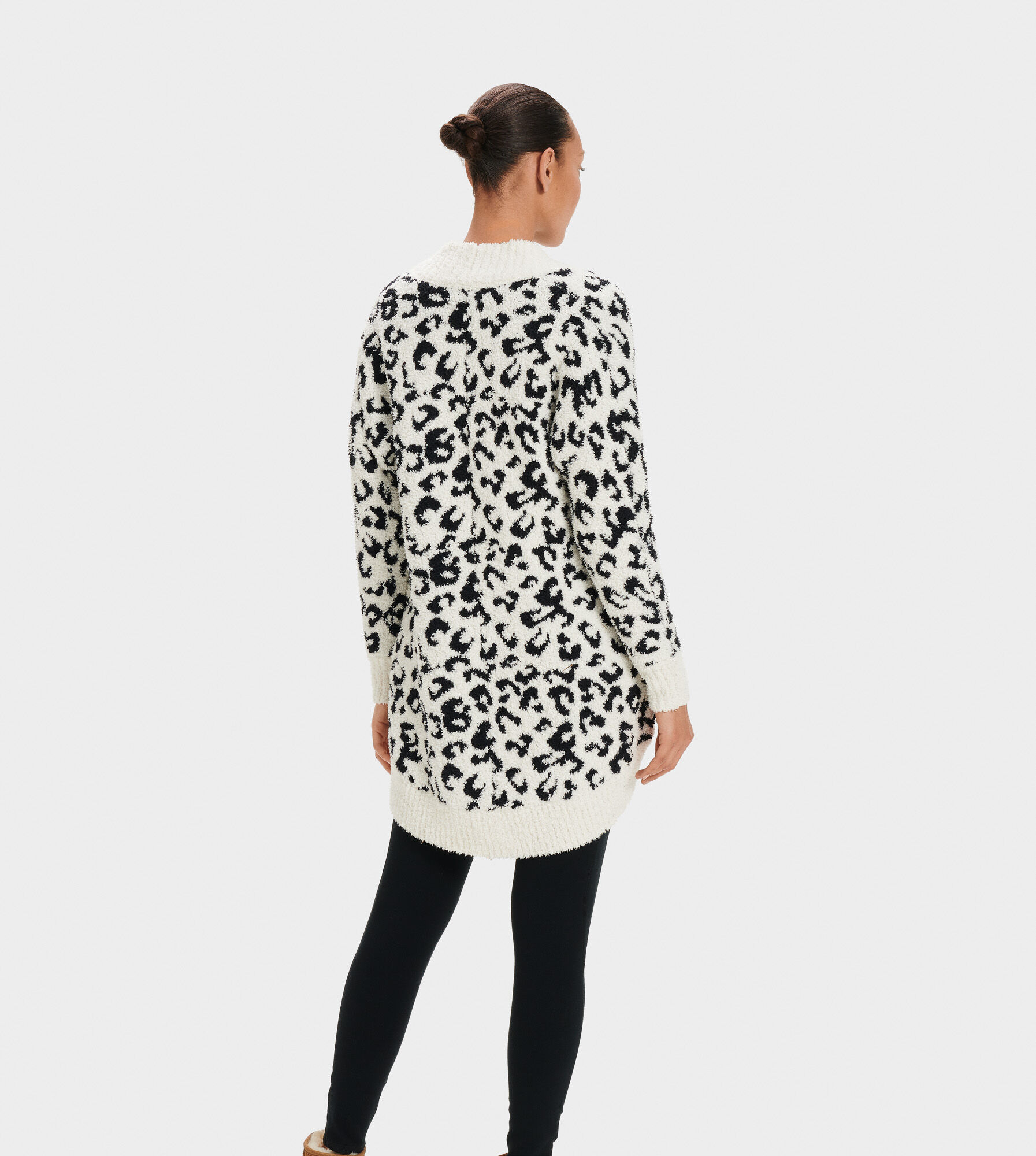 ugg leopard cardigan
