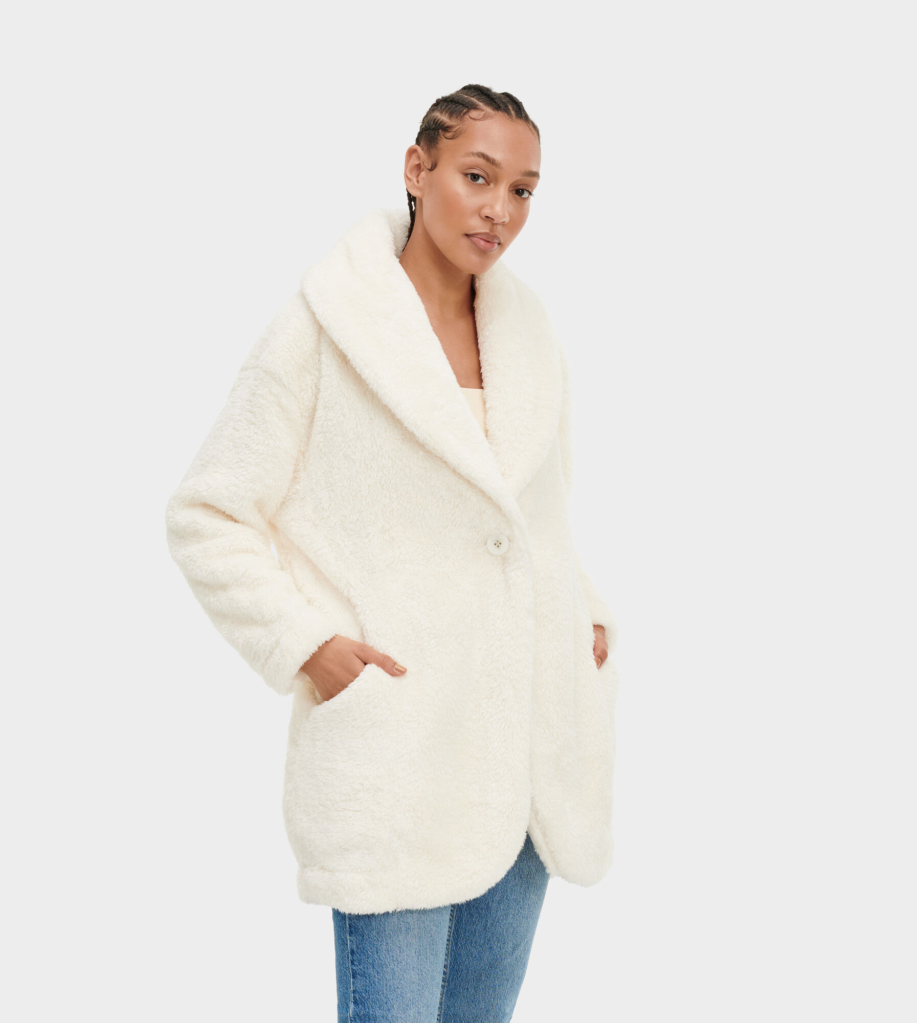 Annona sherpa travel cardigan clearance