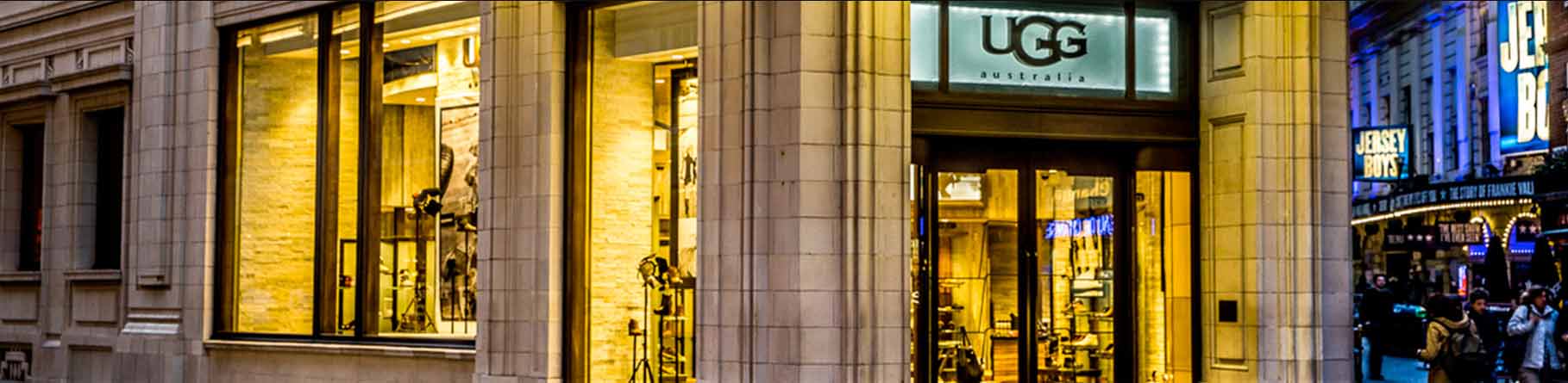 Ugg retail store entrance