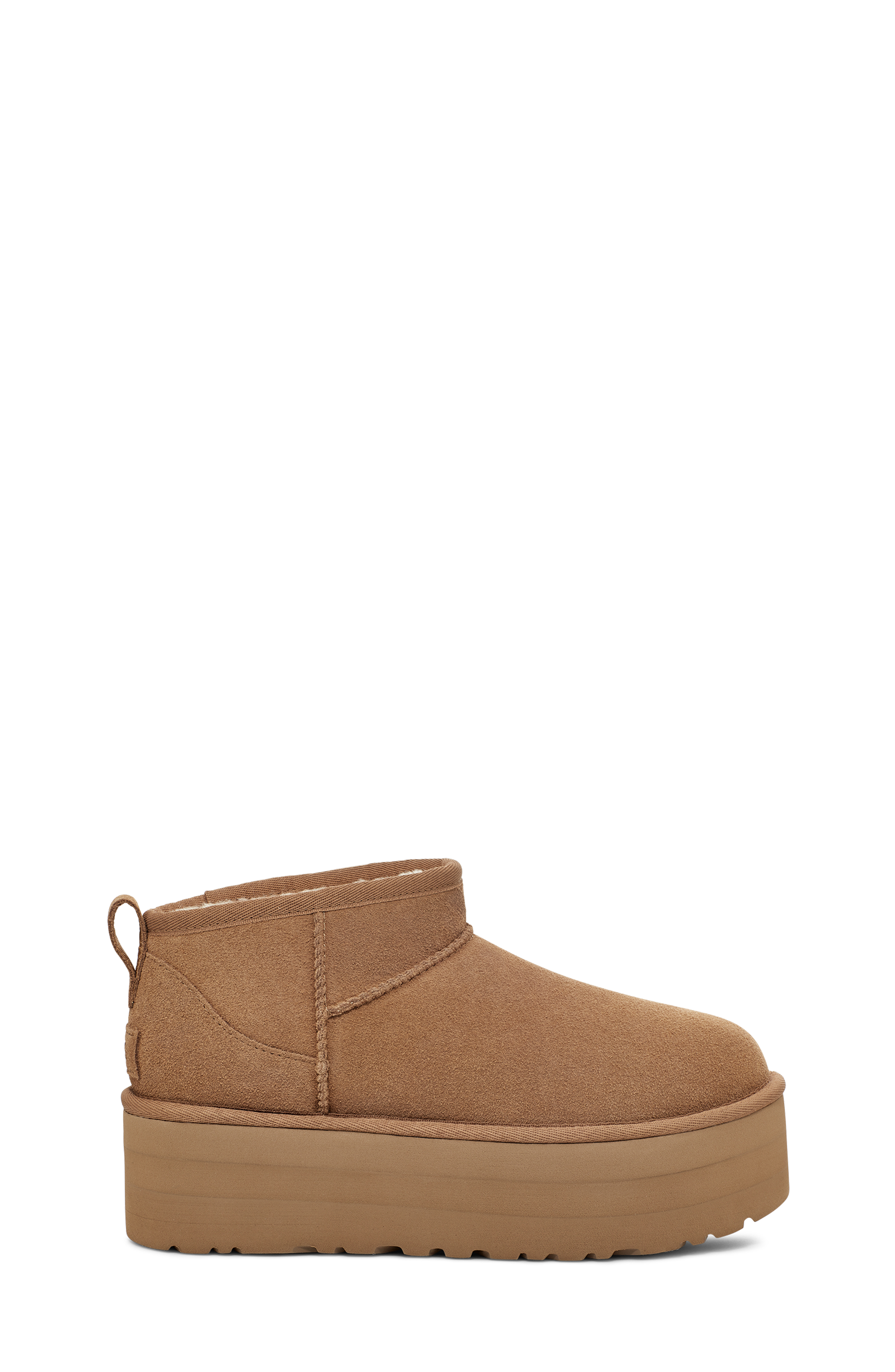 UGG Botte Classic Ultra Mini à plateau pour Femme in Brown, Taille 43, Suède