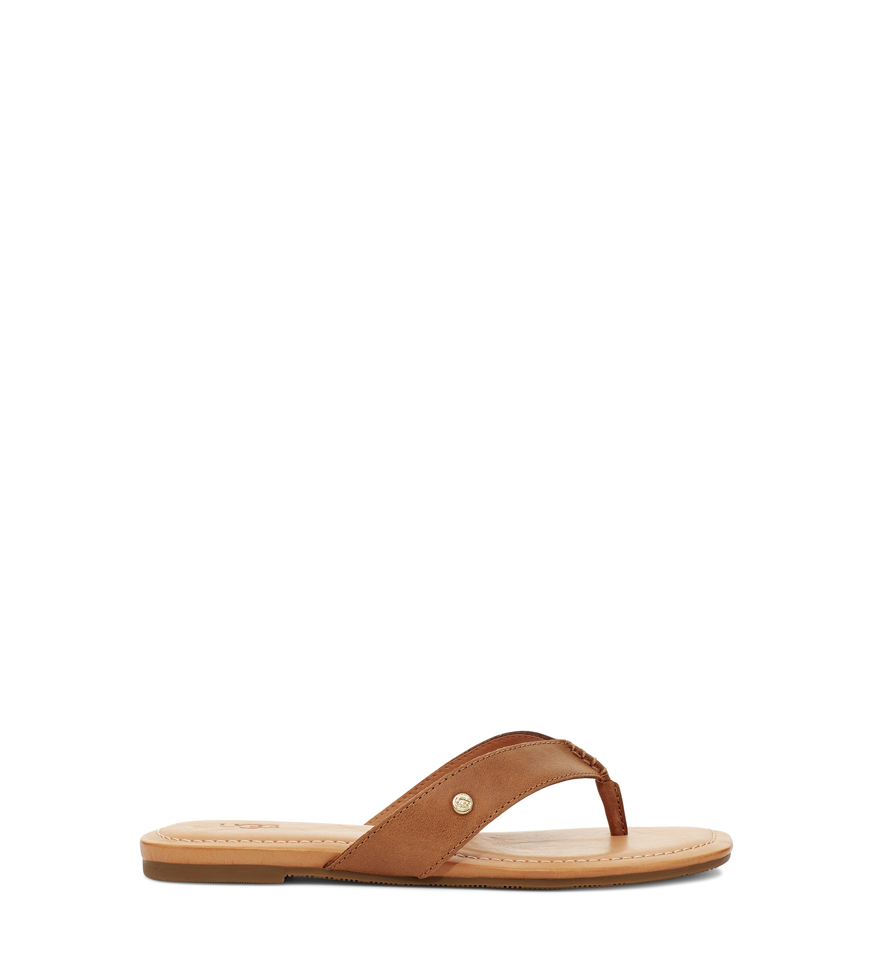 UGG Tuolumne Flip Flop pour Femme in Brown, Taille 42, Cuir