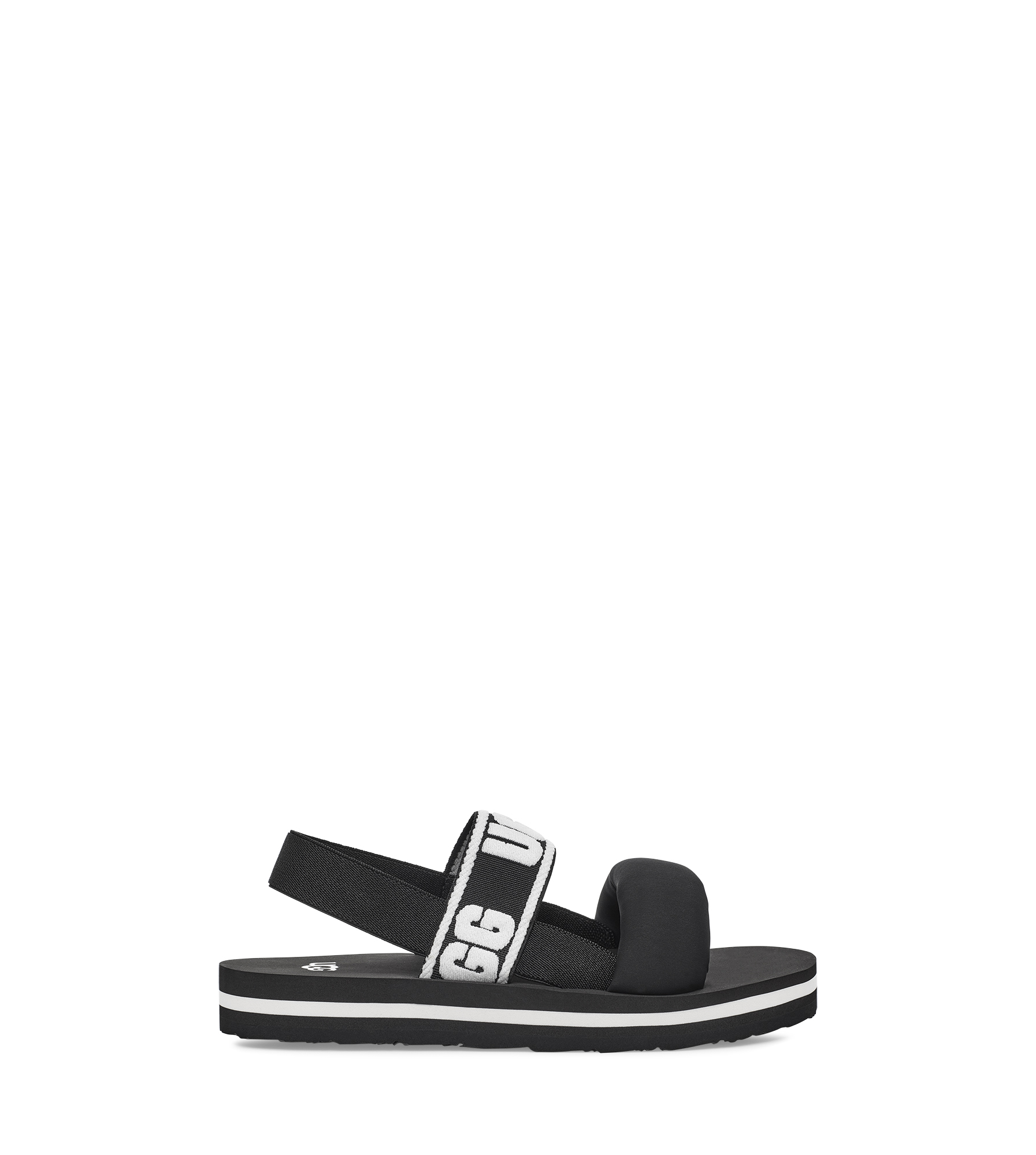 UGG Zuma Sling Slide Sandalen voor Babies in Black, Maat 31, Textiel