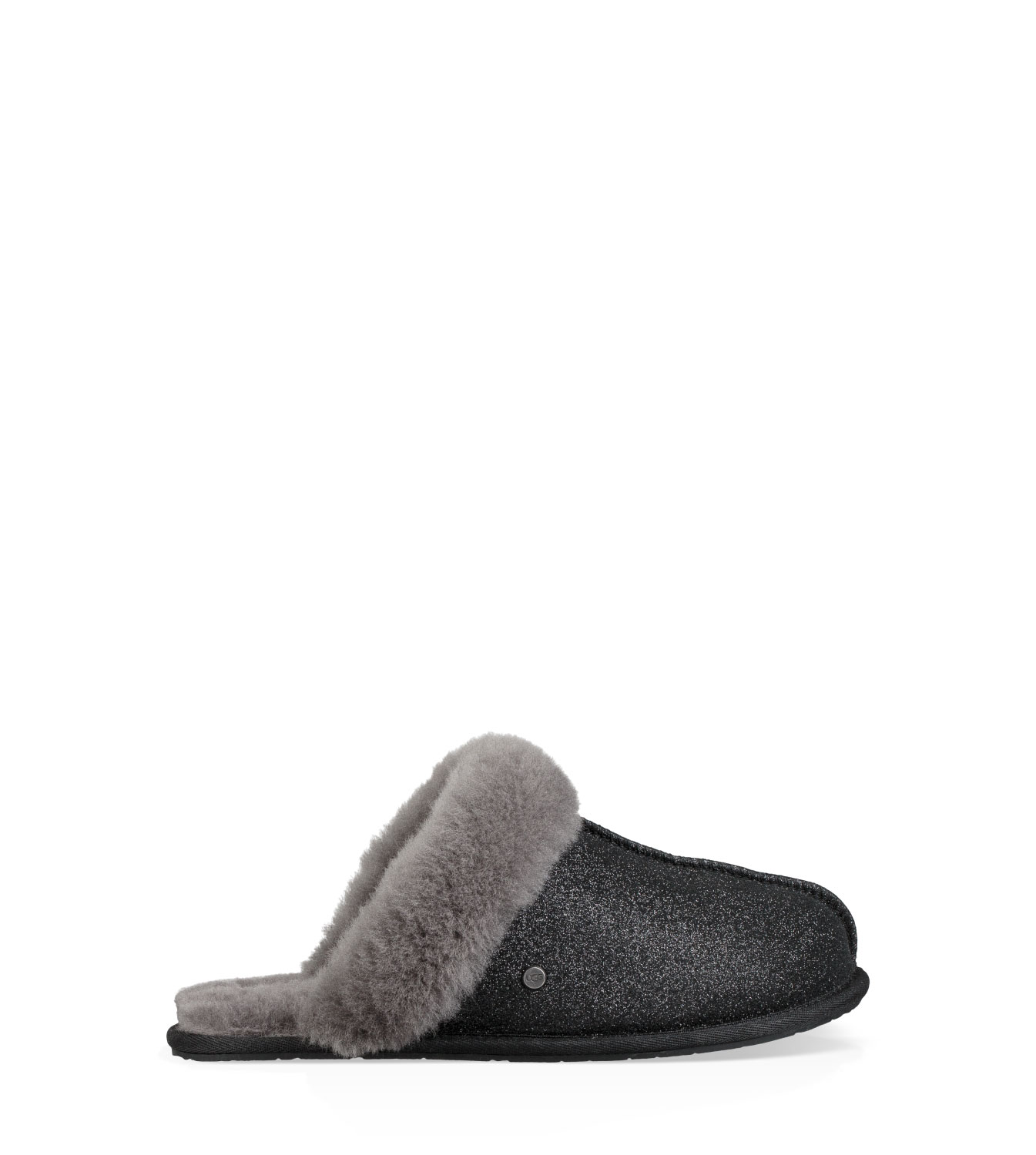 grey glitter ugg slippers