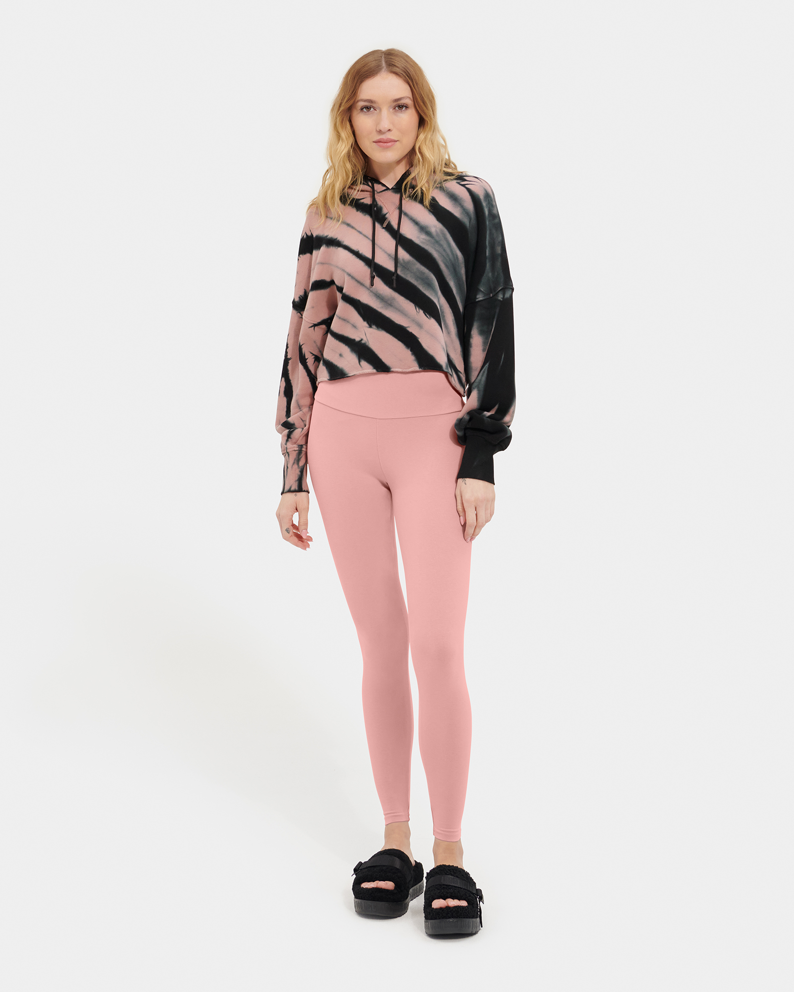 UGG Legging Saylor pour Femme in Clay Pink, Taille L, Coton