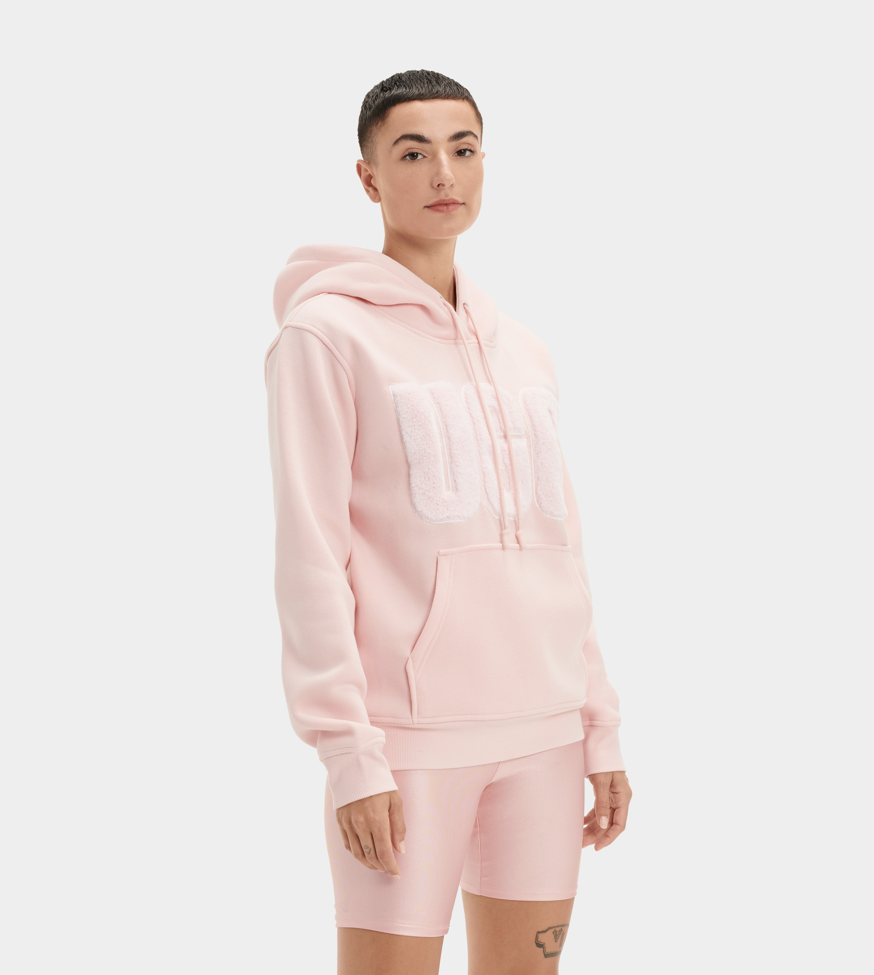 UGG Sweat à capuche Rey pour Femme in Lotus Blossom, Taille 2XS, Coton