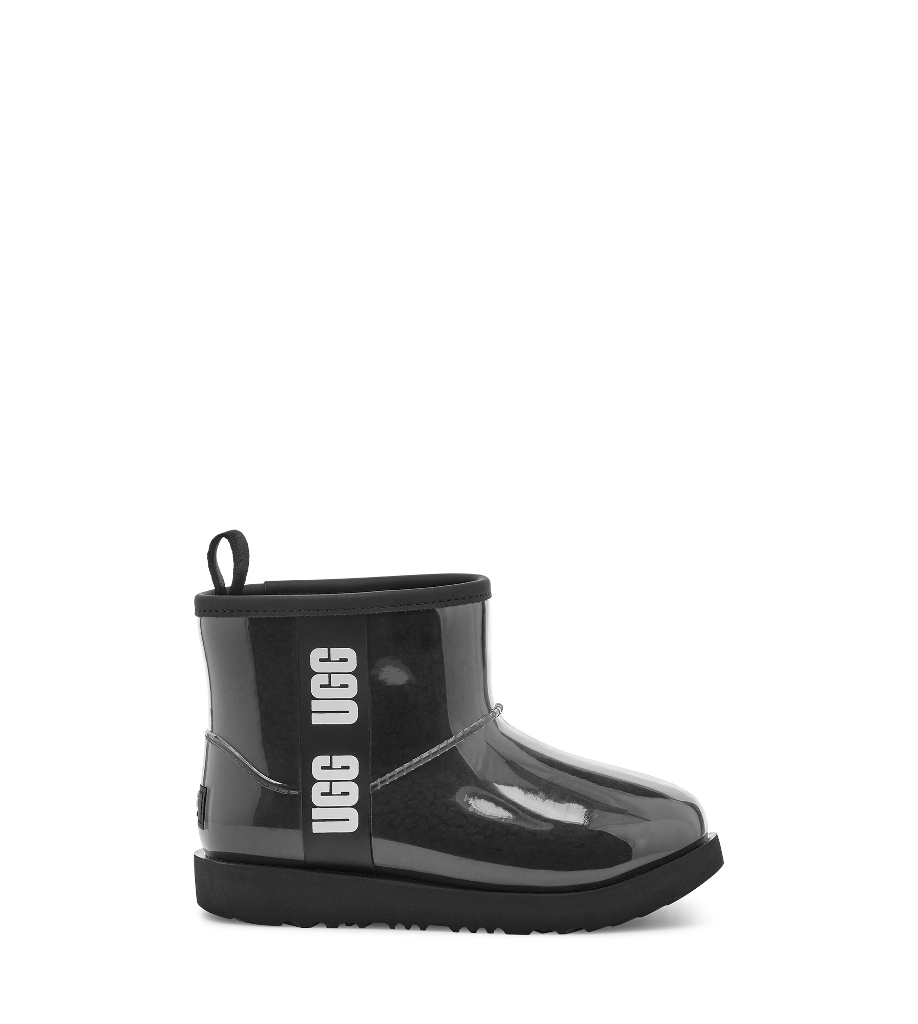 UGG Botte Classic Clear Mini II pour Grand Enfant in Black, Taille 36, Synthétique