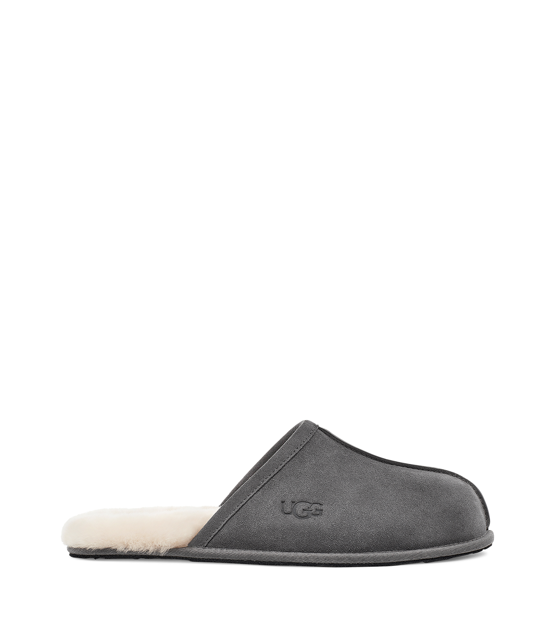 UGG Scuff Chaussons pour Homme in Grey, Taille 40, Suède