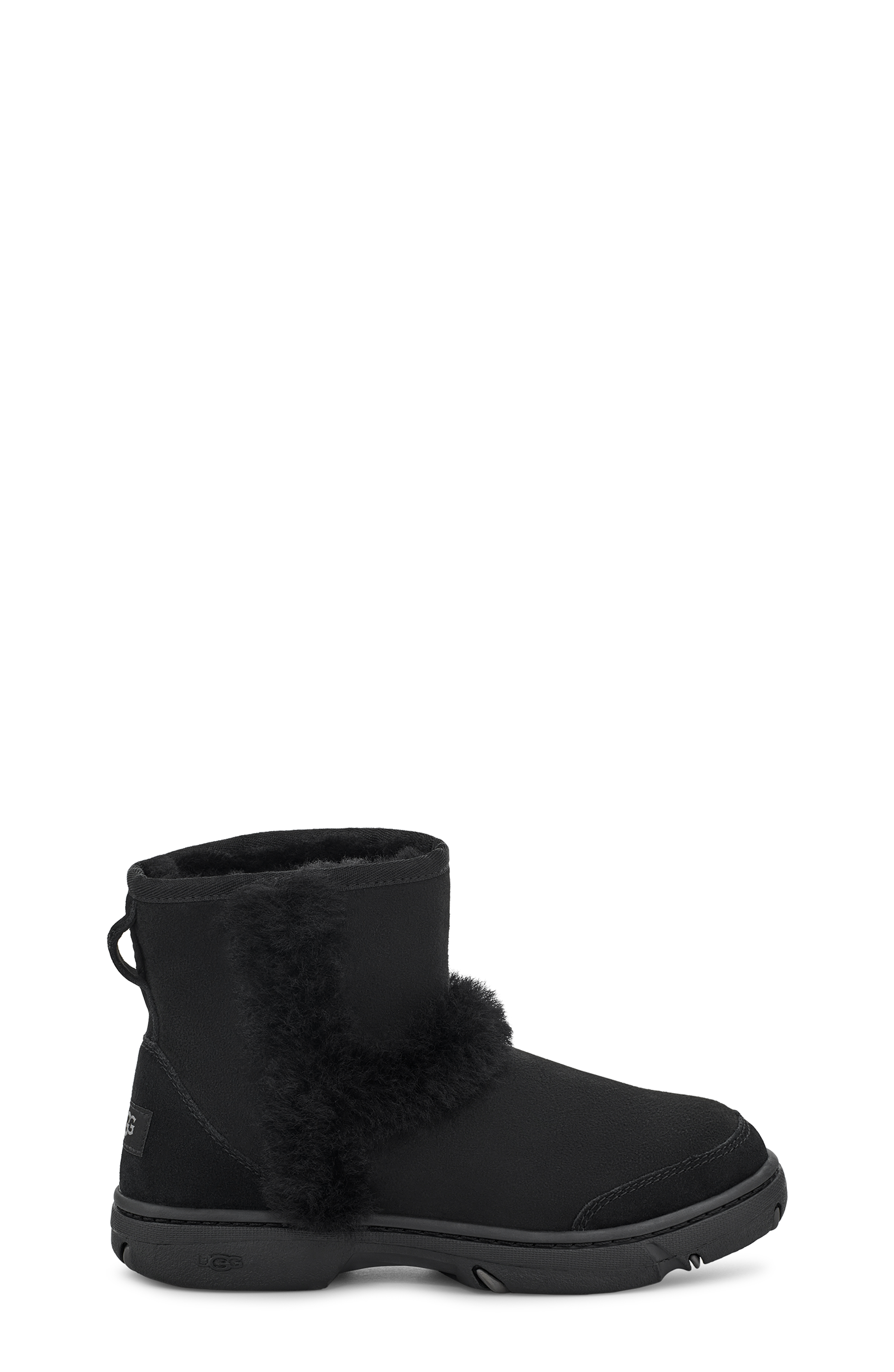 UGG Mini botte Sunburst pour Femme in Black, Taille 36, Cuir