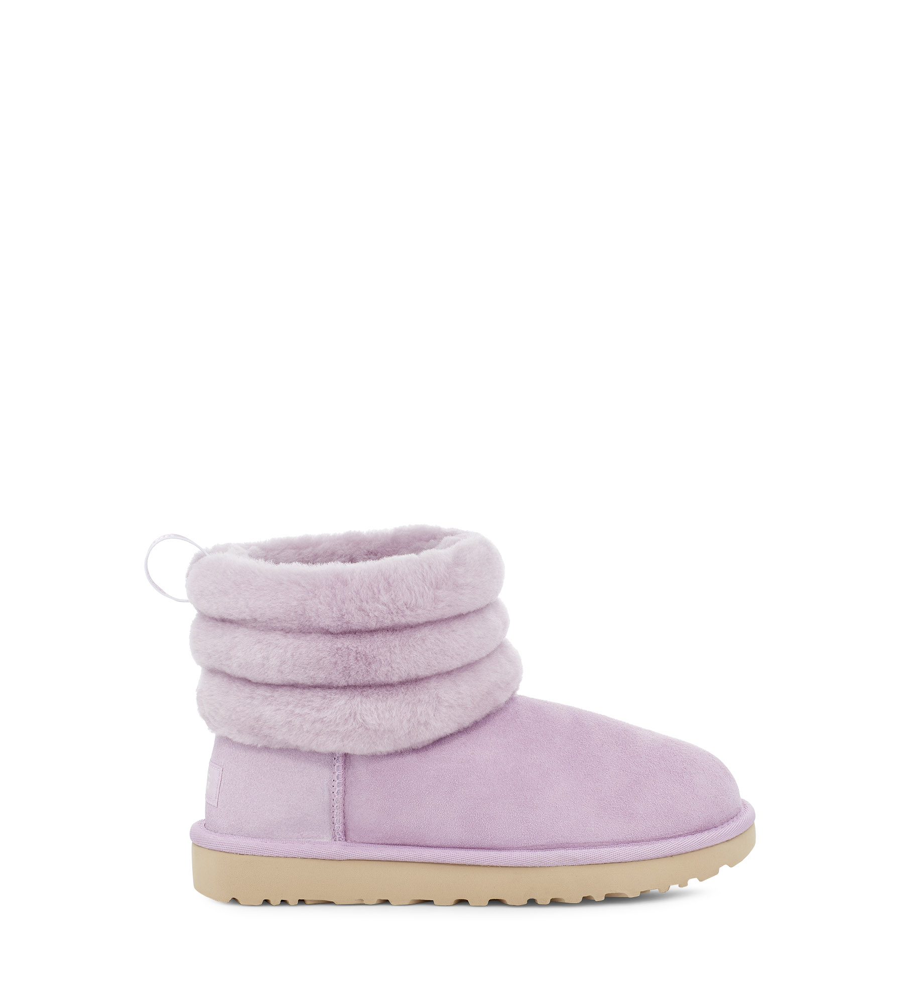 pink fluff quilted uggs