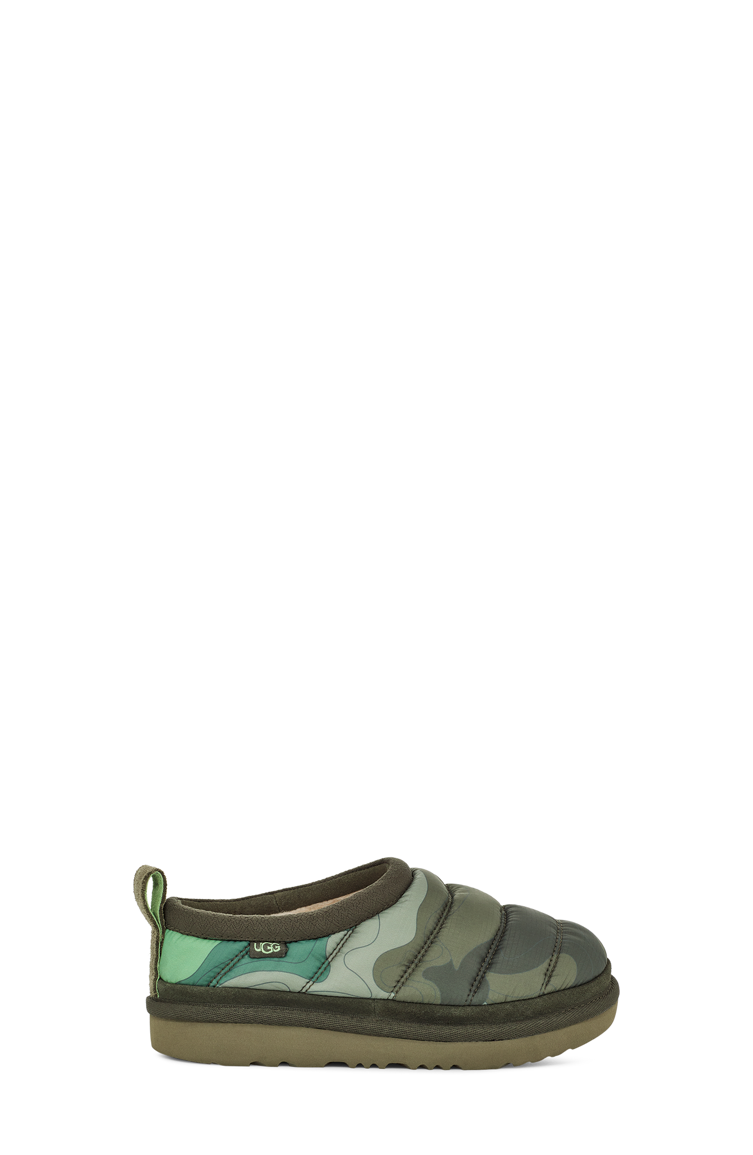 UGG Chausson Tasman LTA Cali Topo pour Grand Enfant in Green, Taille 35, Textile