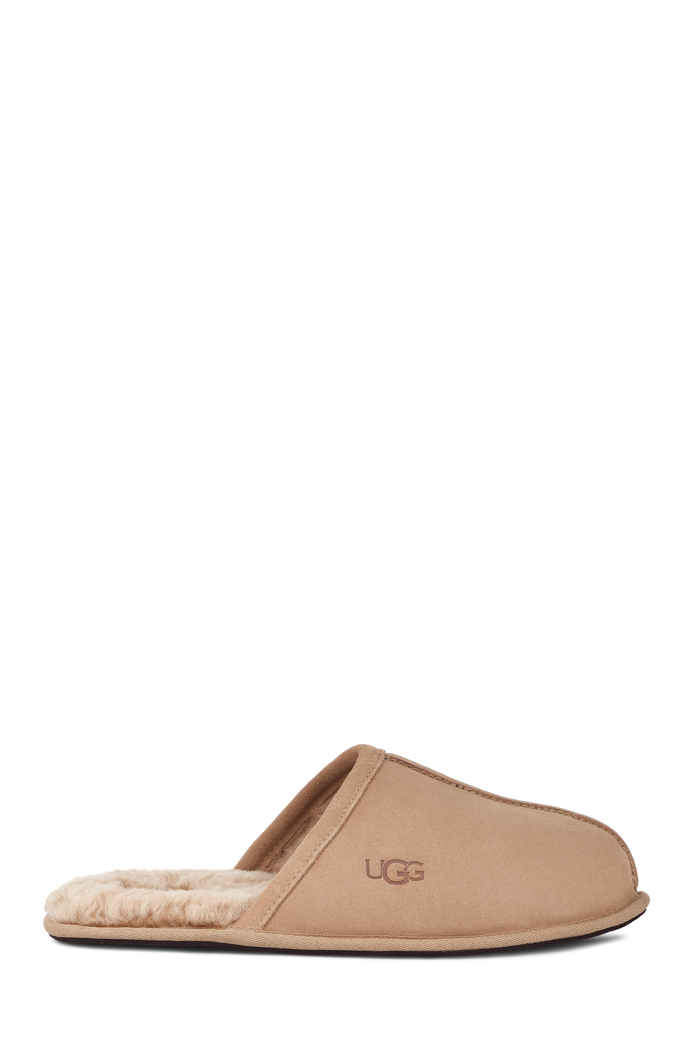 UGG Scuff Chaussons pour Homme in Beige, Taille 41, Suède