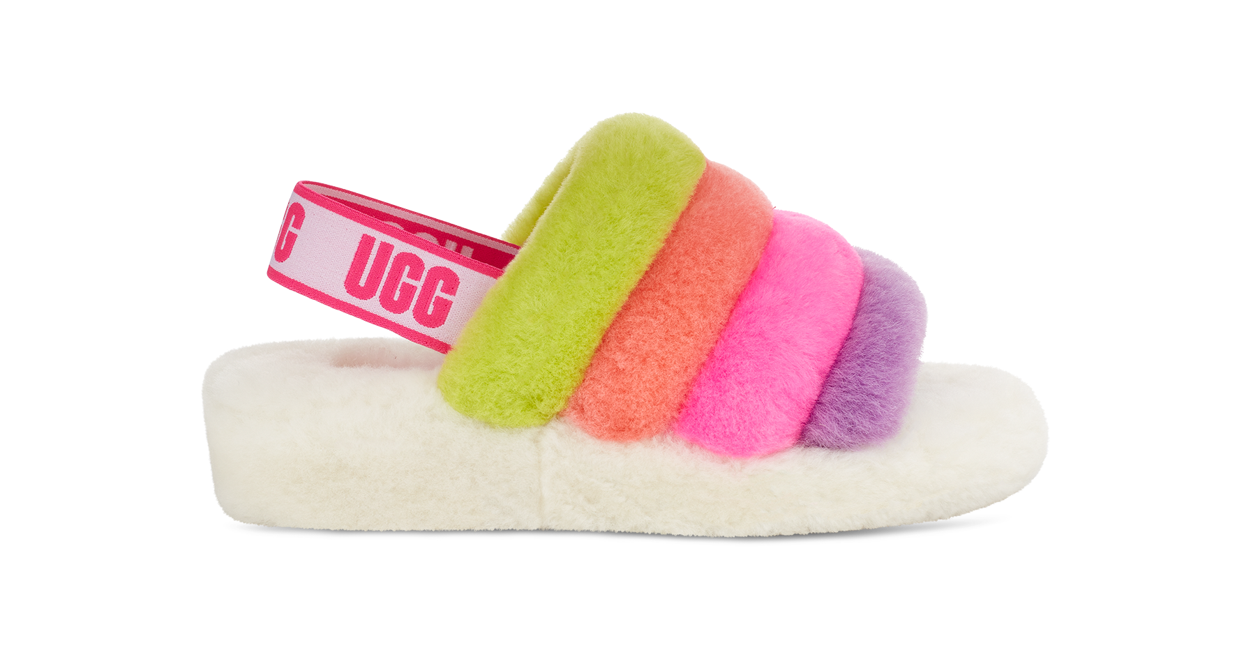 UGG® Fluff Yeah Logo Slide for Women UGG® UK
