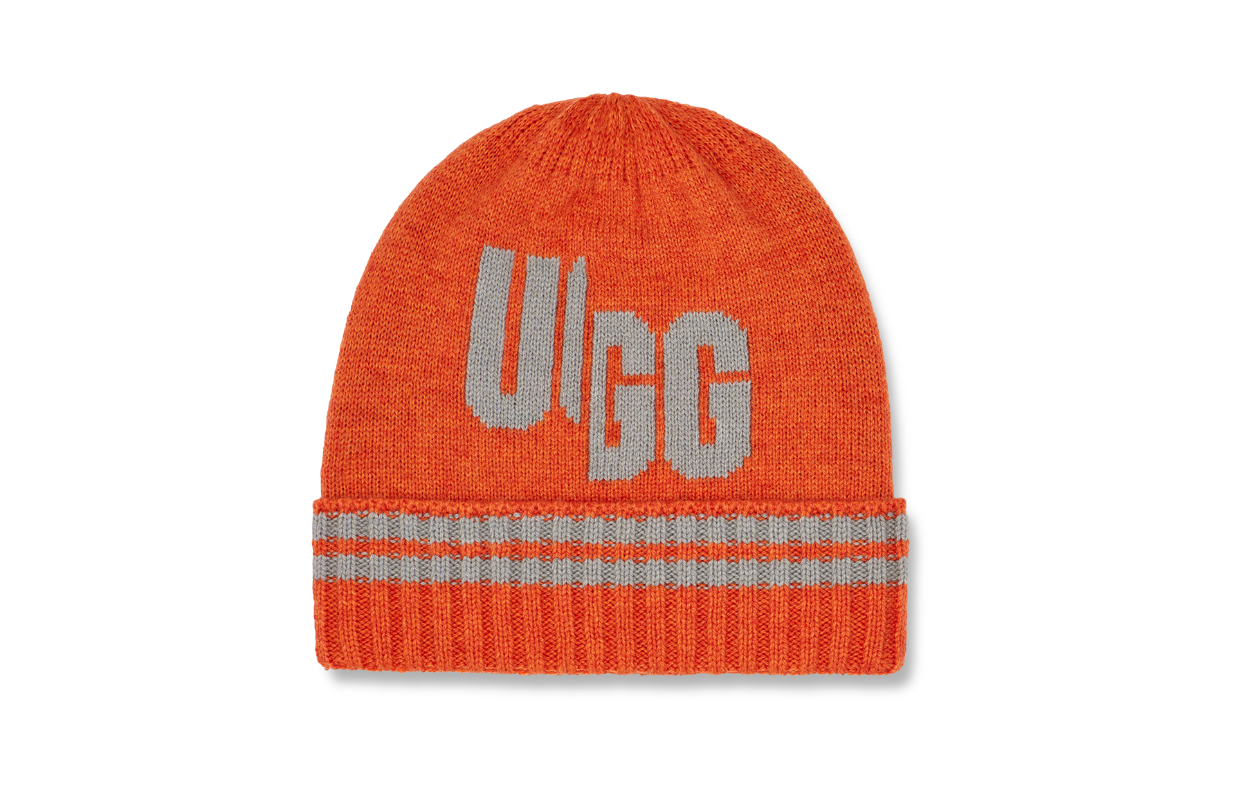 UGG Broken Logo Beanie in Orange Soda, Taille O/S