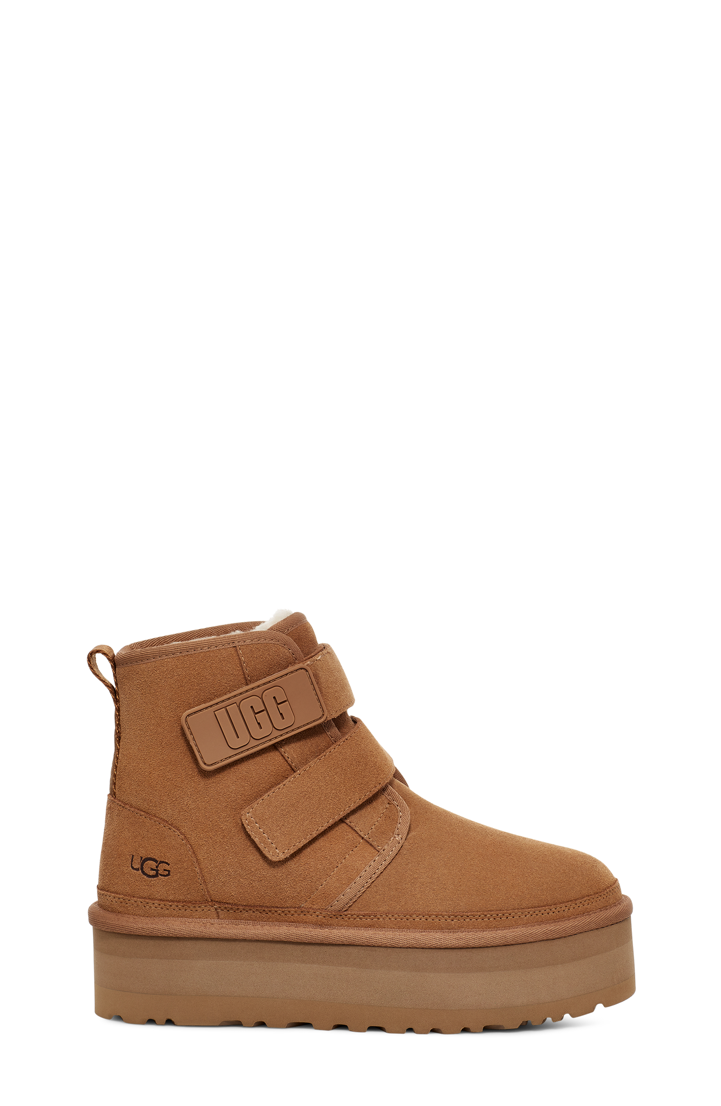 UGG Botte à plateau Neumel pour Femme in Brown, Taille 41, Cuir