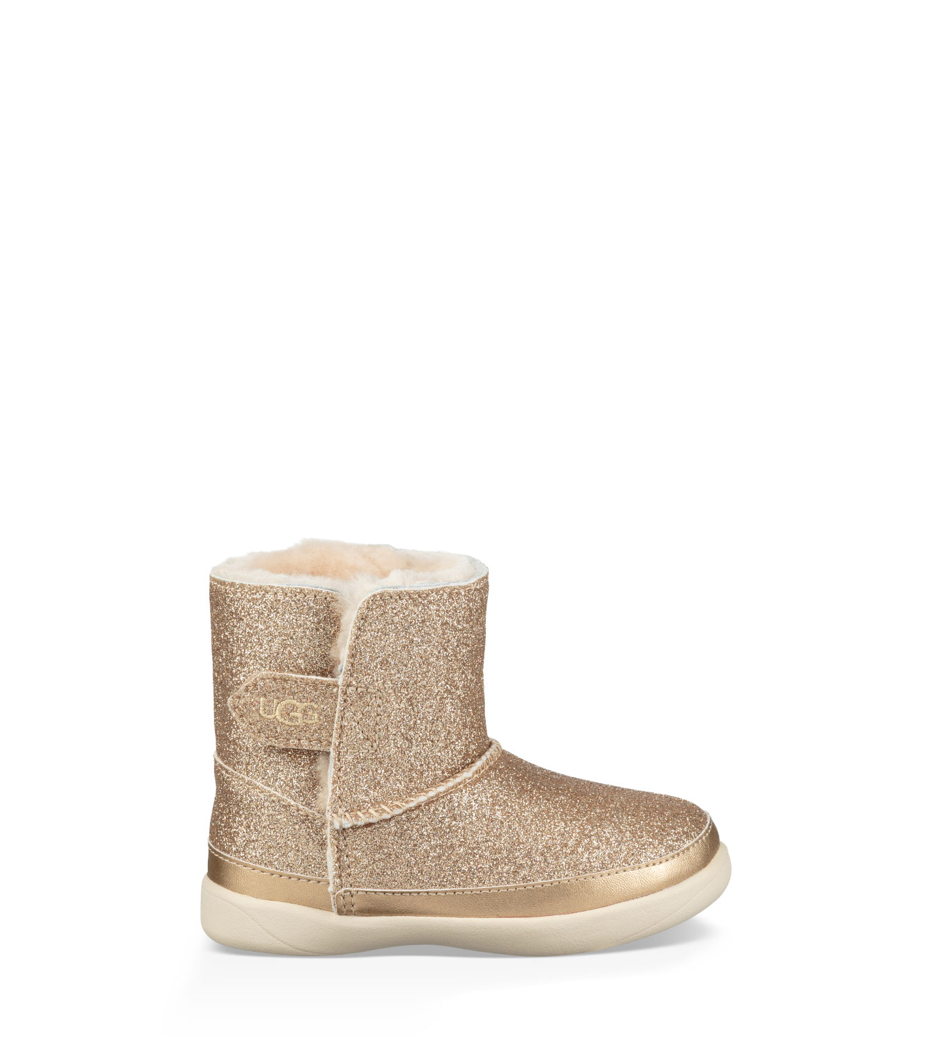 keelan glitter genuine shearling boot