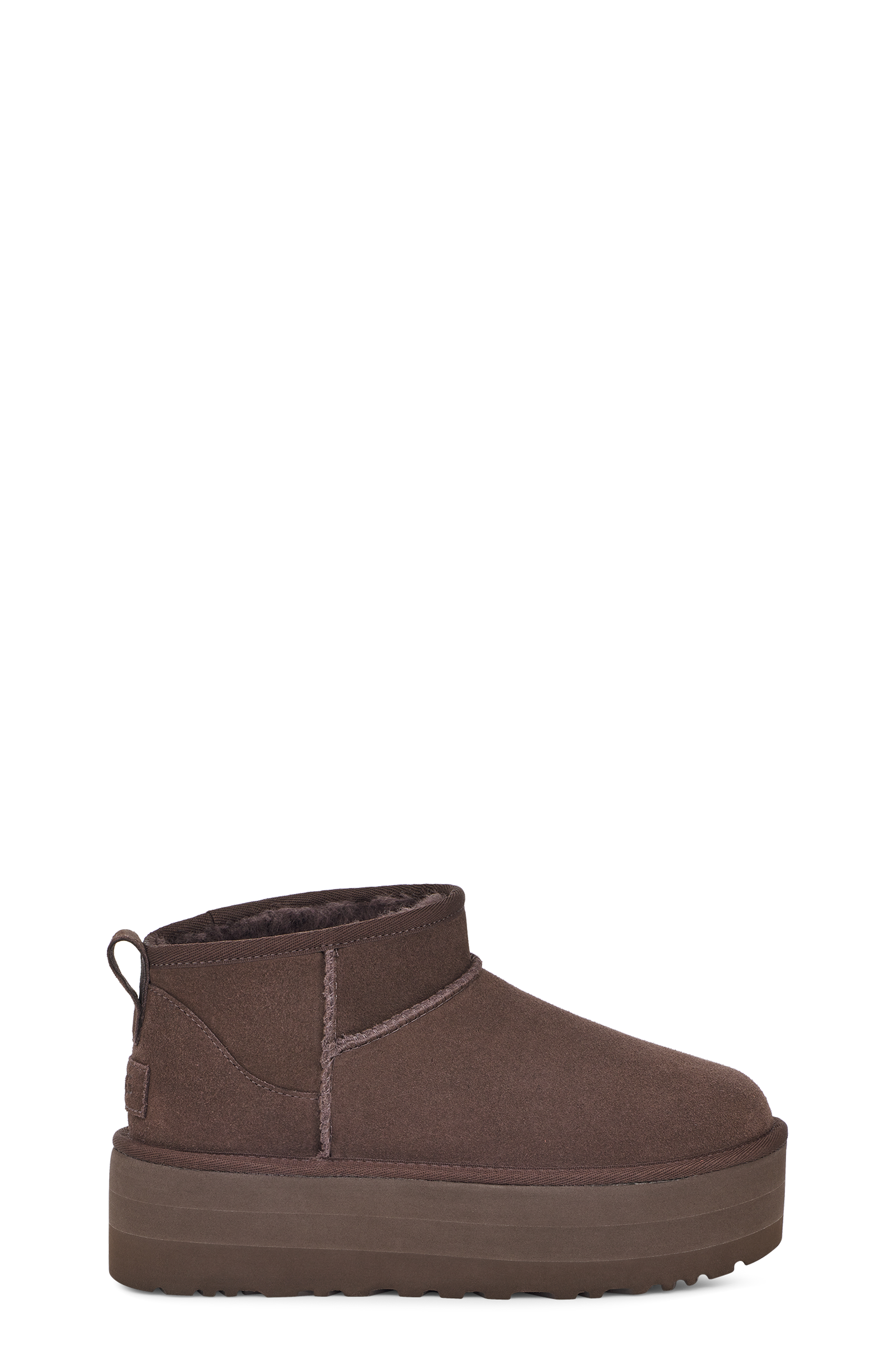 UGG Botte Classic Ultra Mini à plateau pour Femme in Brown, Taille 42, Suède