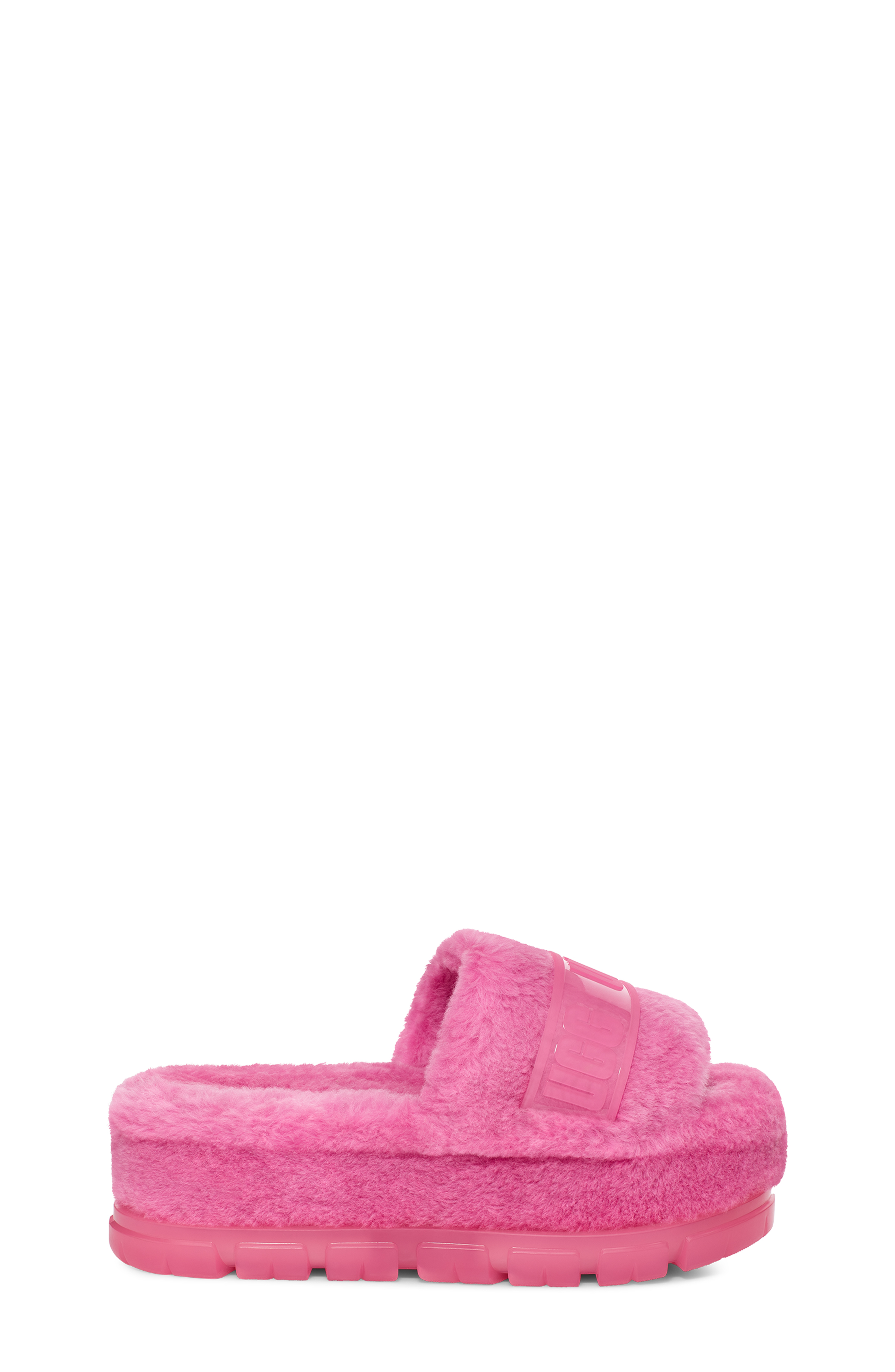 UGG Fluffita Clear Pantoffels voor Dames in Carnation, Maat 36, Textiel