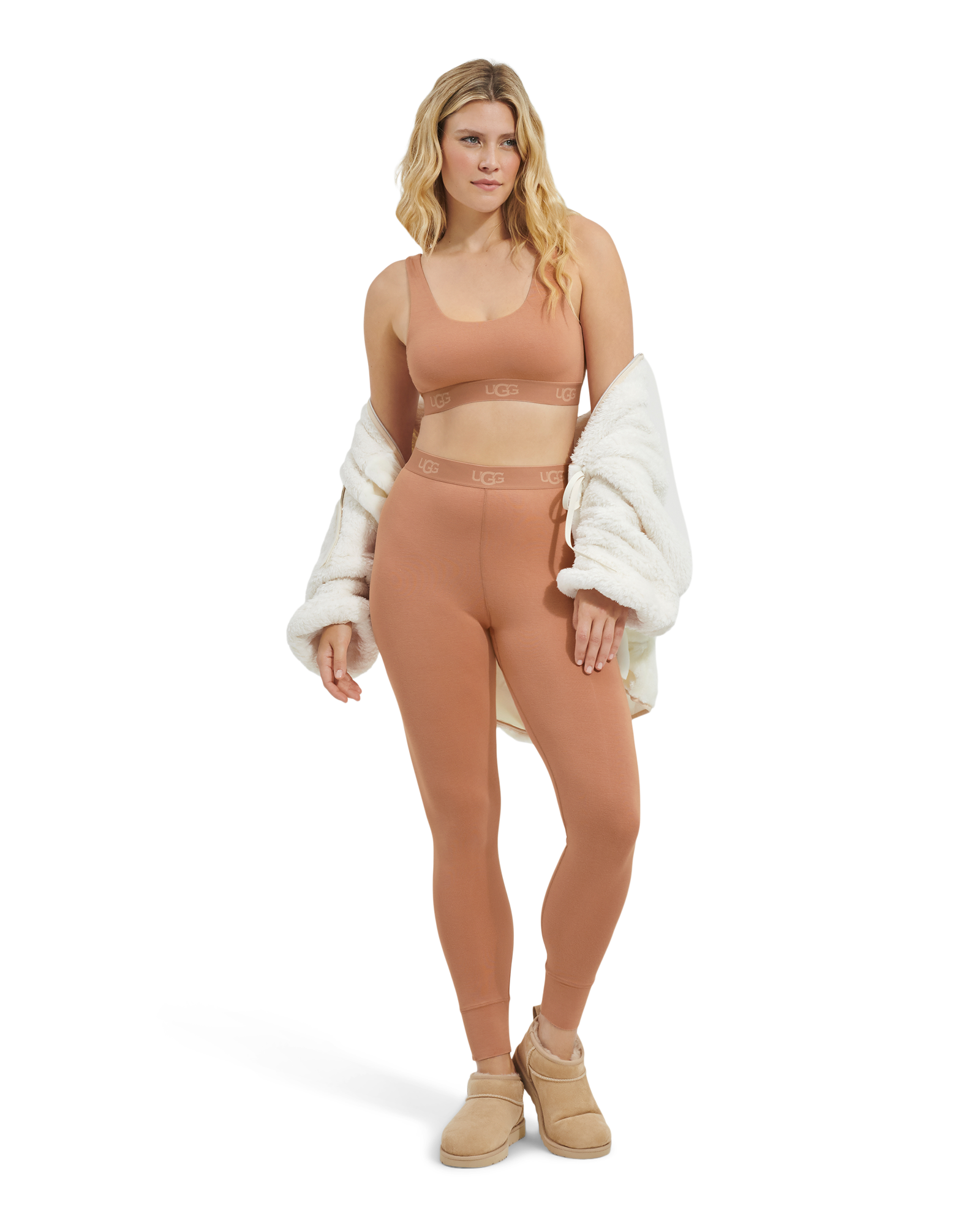 UGG Legging Paloma pour Femme in Sandalwood, Taille M, Ecovero™