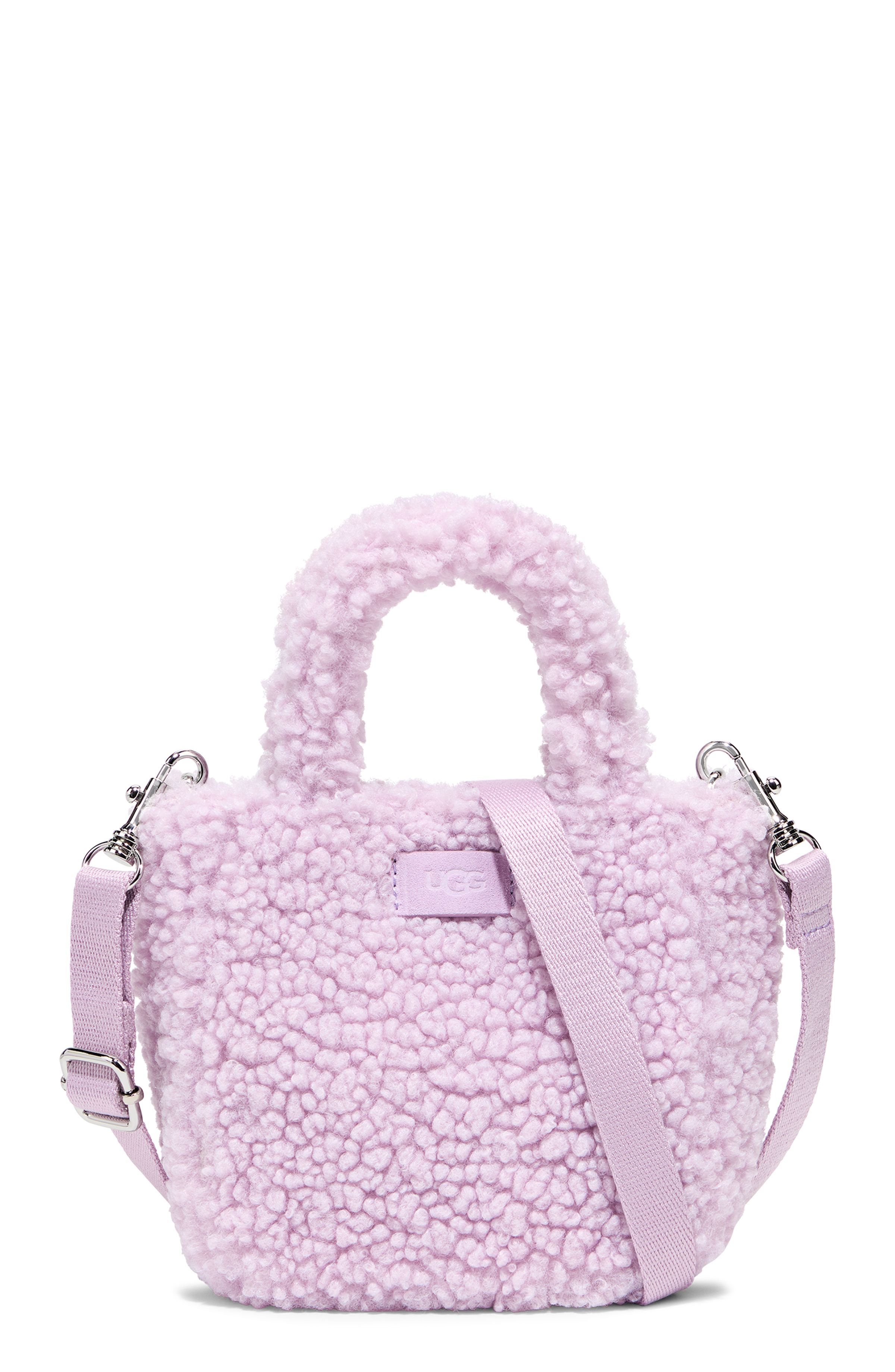 UGG Mini sac en sherpa Maribel pour Femme in Purple, Taille O/S, Mélange De Polyester