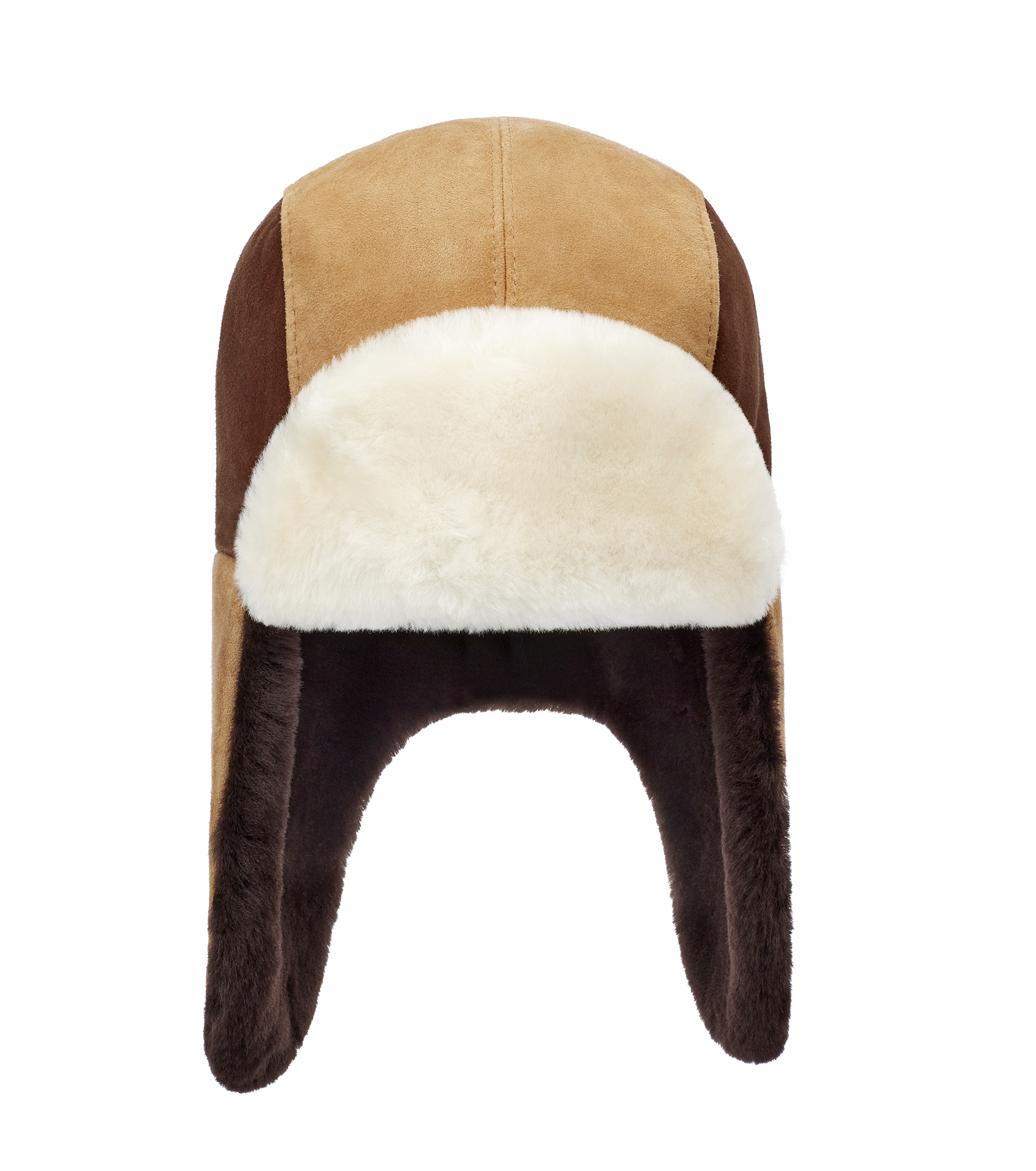 UGG K Colorblock Sheepskin Trapper in Brown, Taille 4/6 YRS