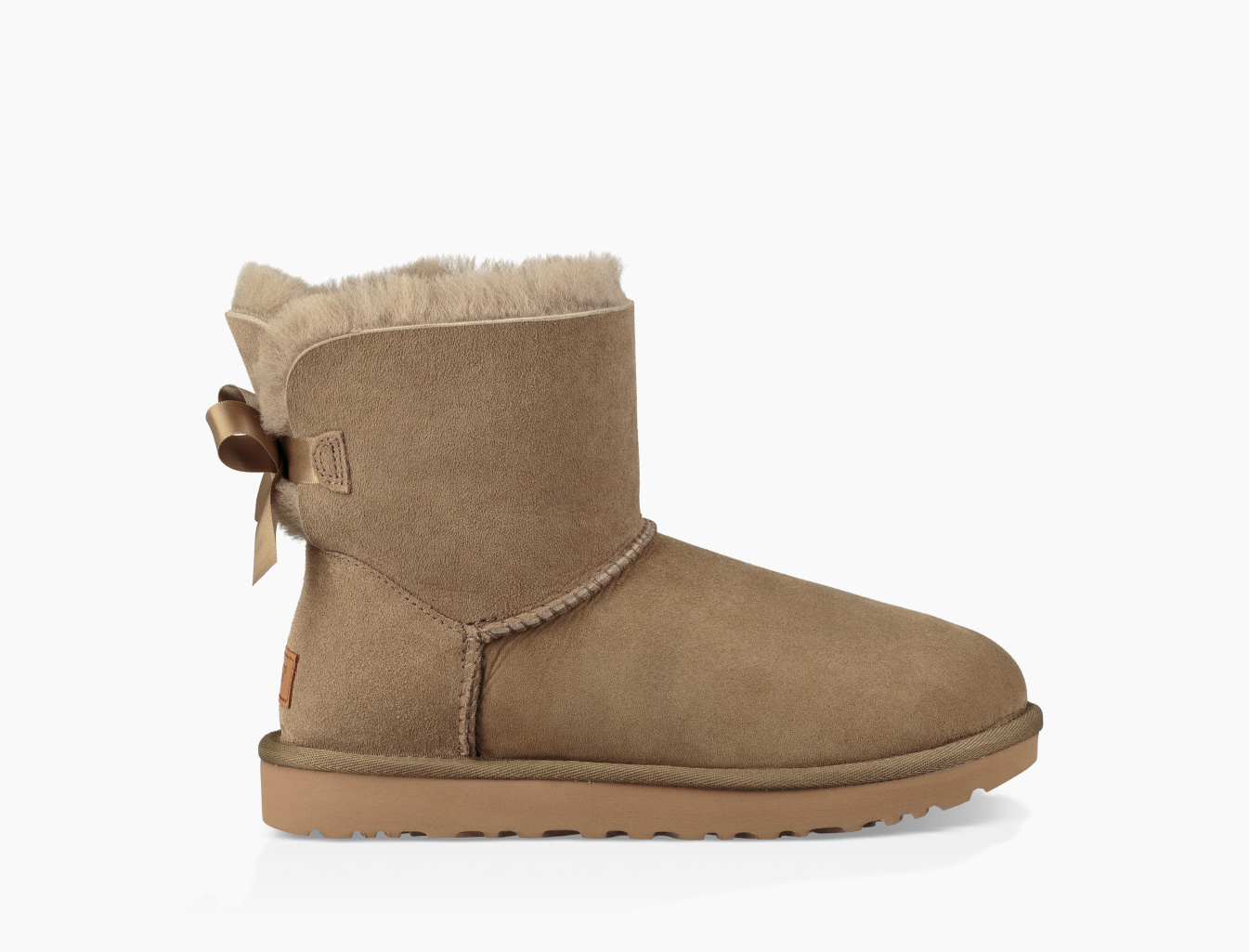 ugg mini bailey bow antelope