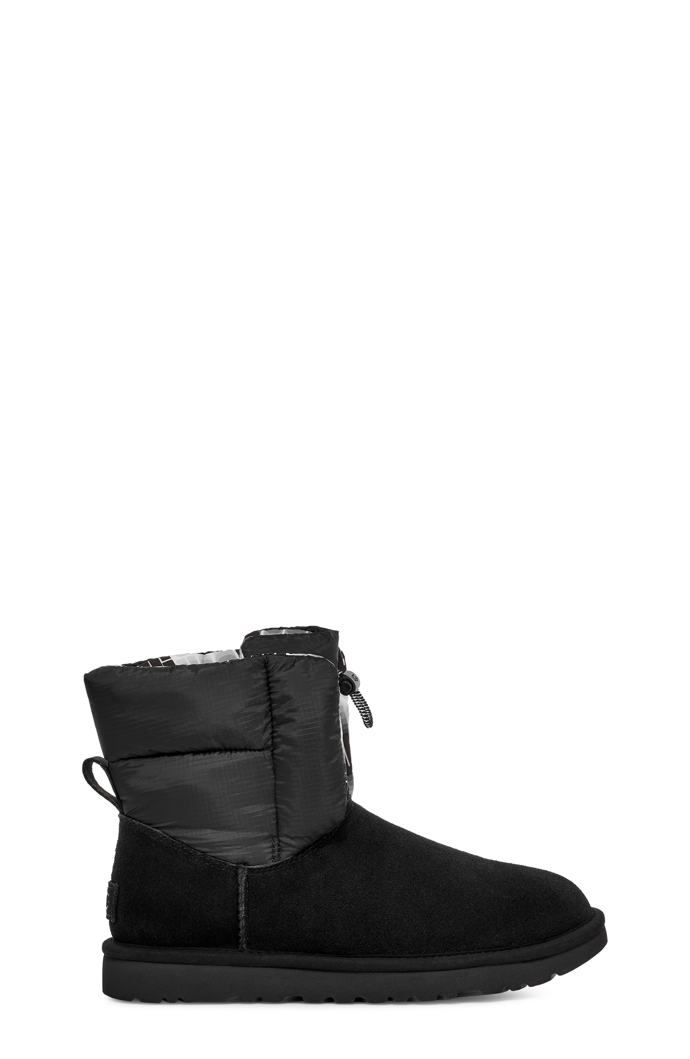 UGG Mini botte Classic Maxi à barillet pour Femme in Black, Taille 37, Cuir