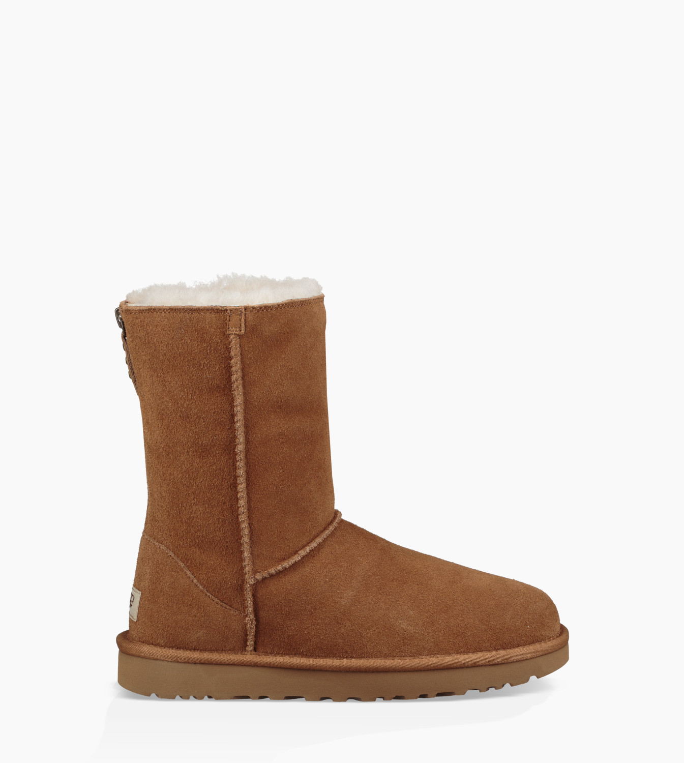 Ugg classic sales short zip boot