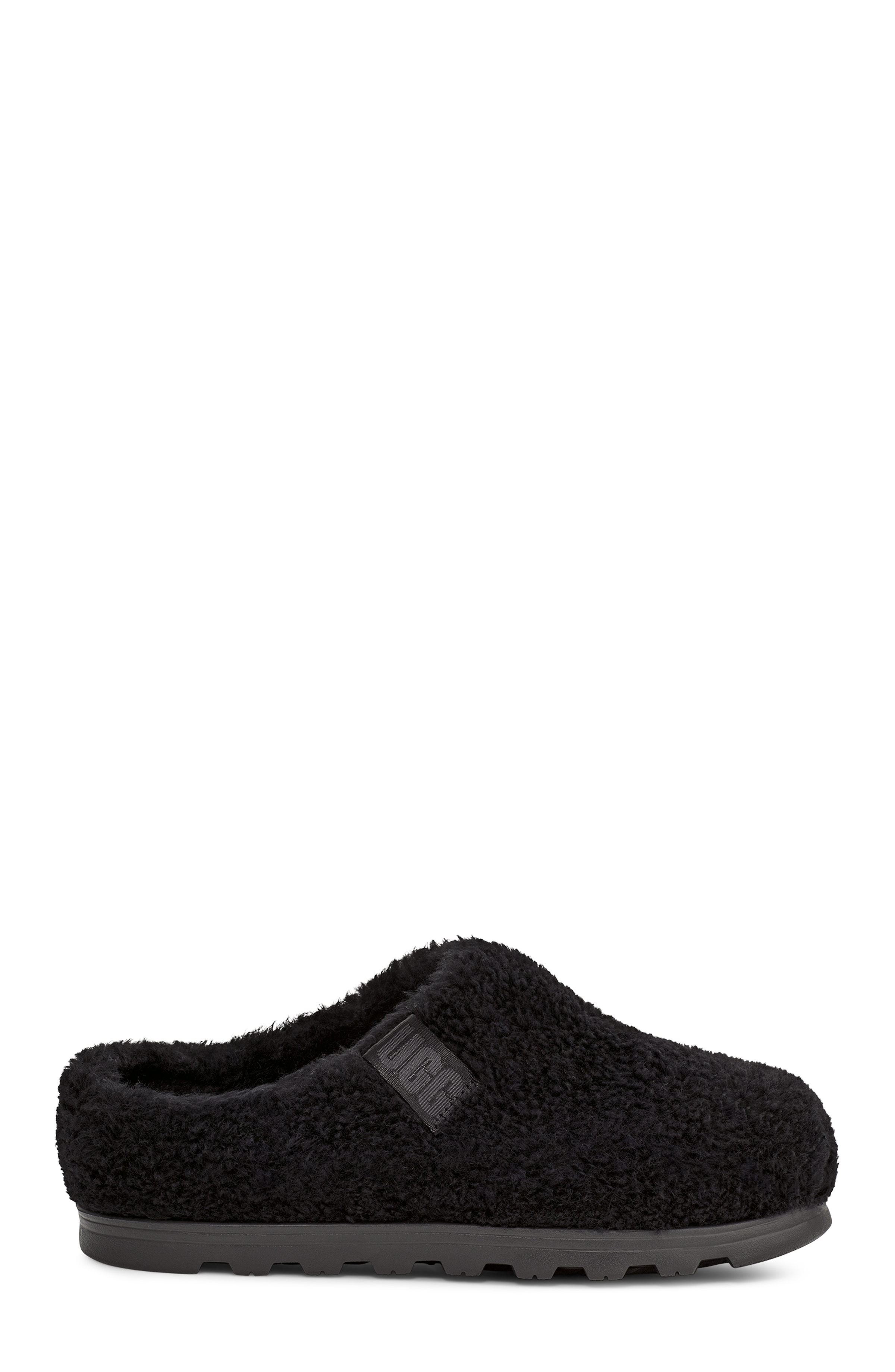 UGG Mule Fluff Off pour Homme in Black, Taille 46, Textile