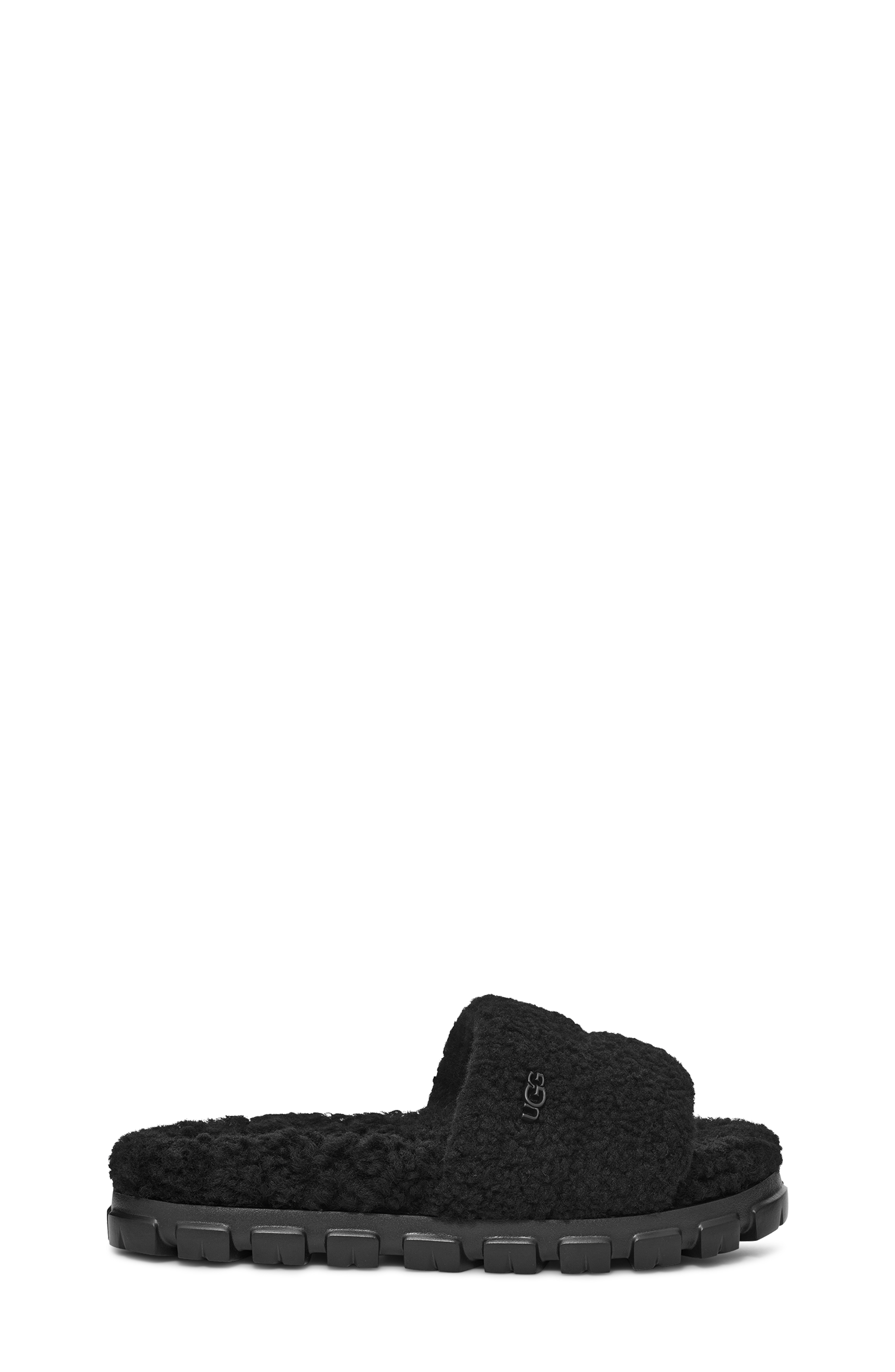 UGG Chausson bouclé Cozetta pour Femme in Black, Taille 36, Shearling