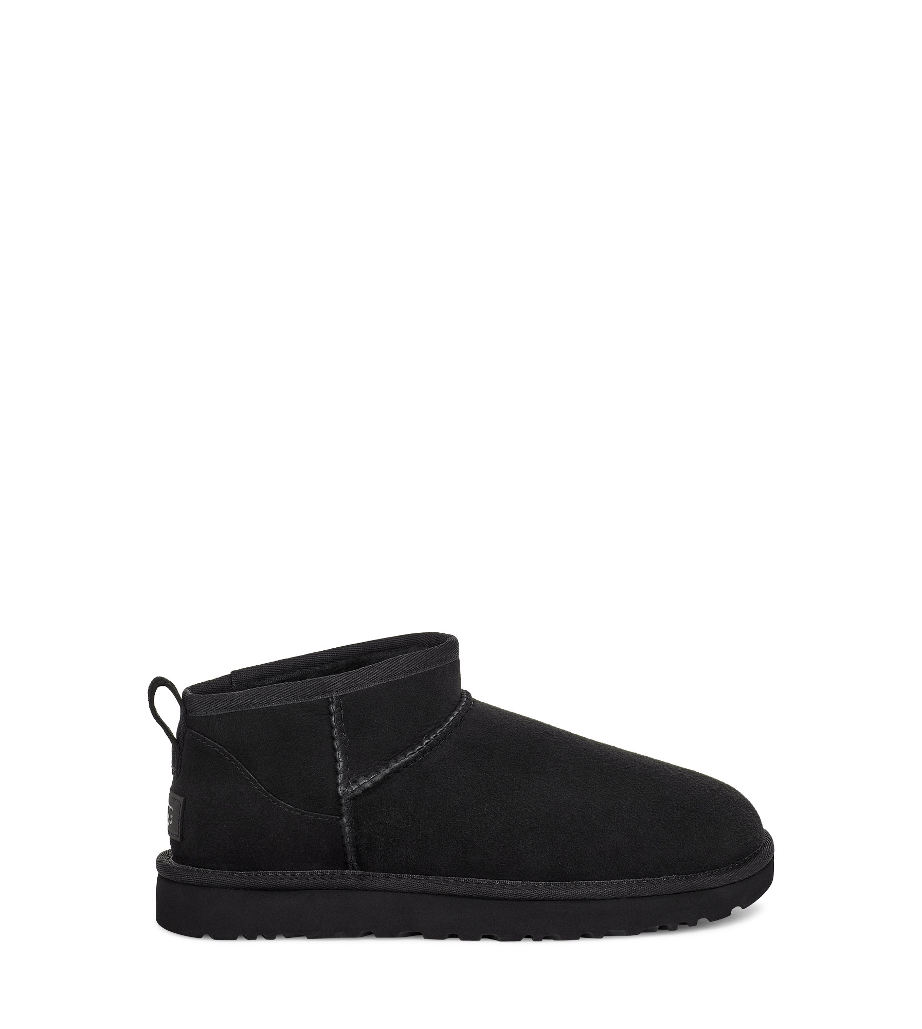 UGG Botte Classic Ultra Mini pour Femme in Black, Taille 43, Cuir