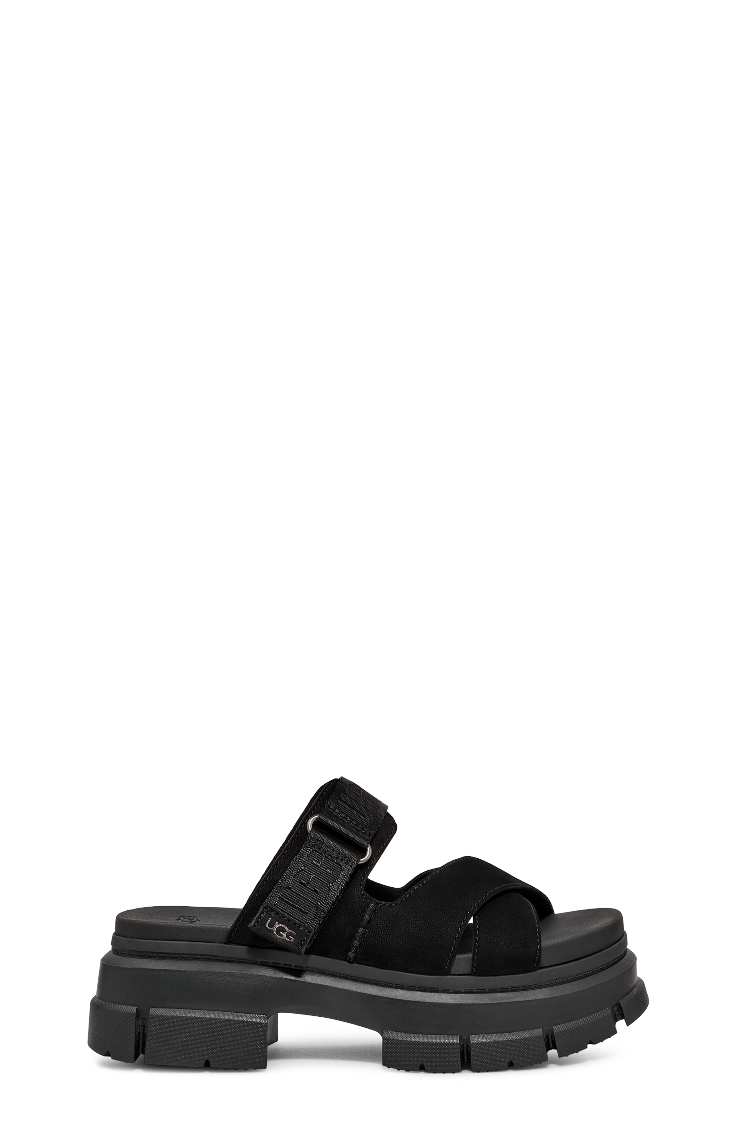 UGG Mule Ashton pour Femme in Black, Taille 37, Cuir