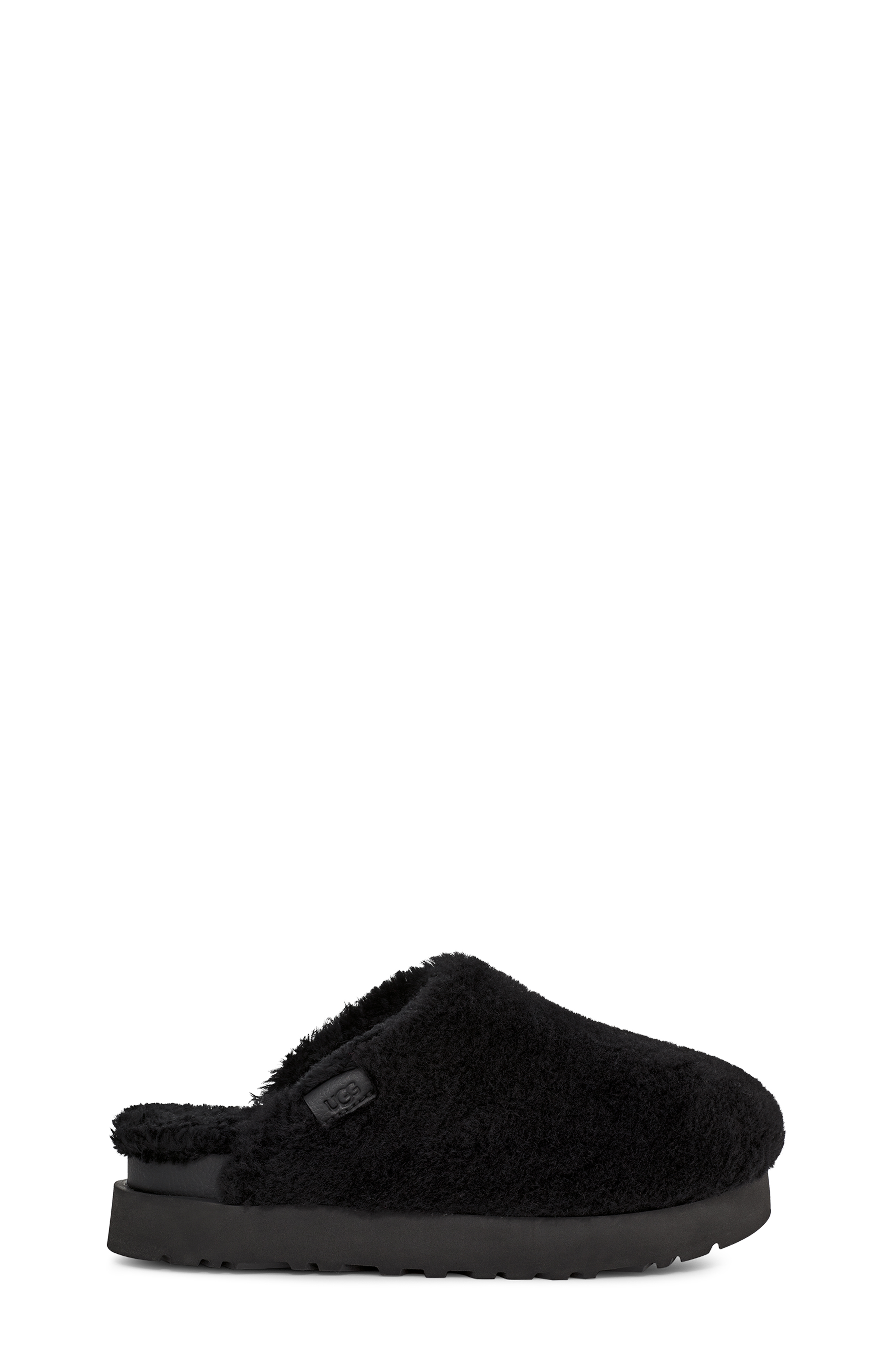 UGG Mule Fuzz Sugar pour Femme in Black, Taille 37, Textile