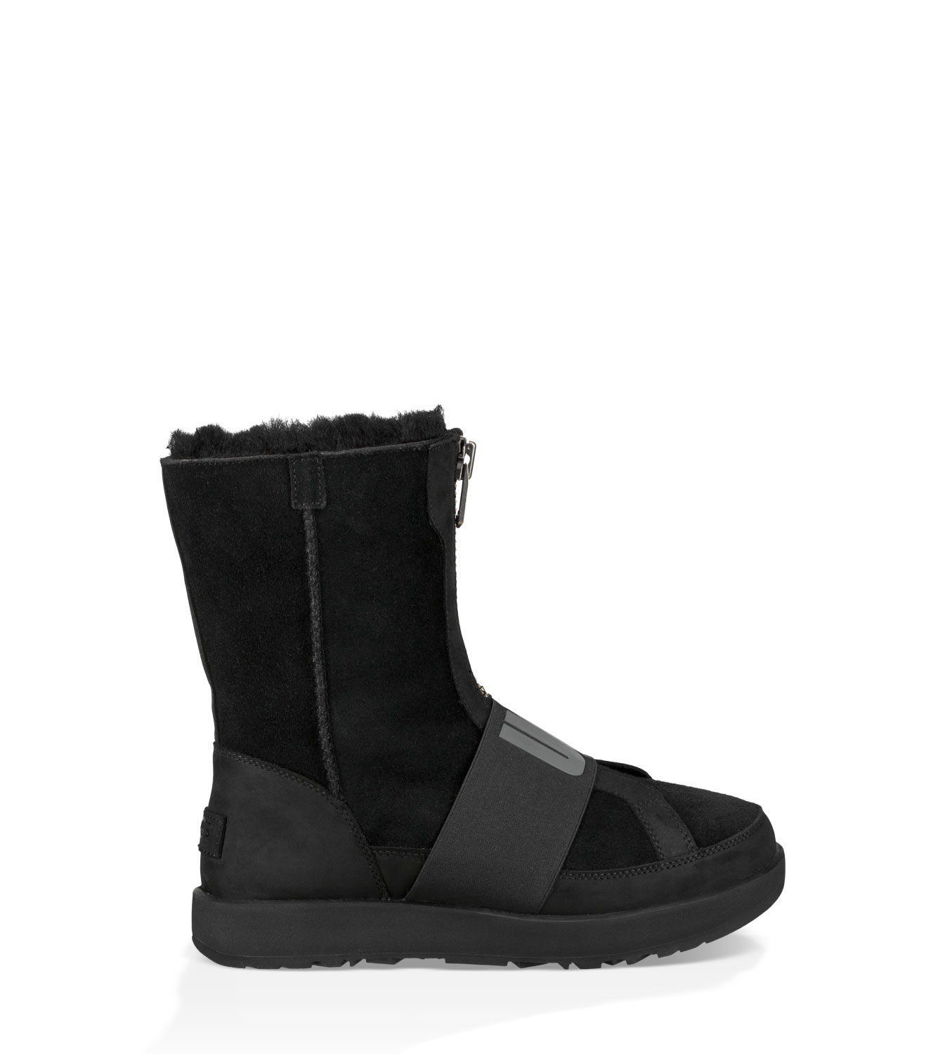 warm black booties