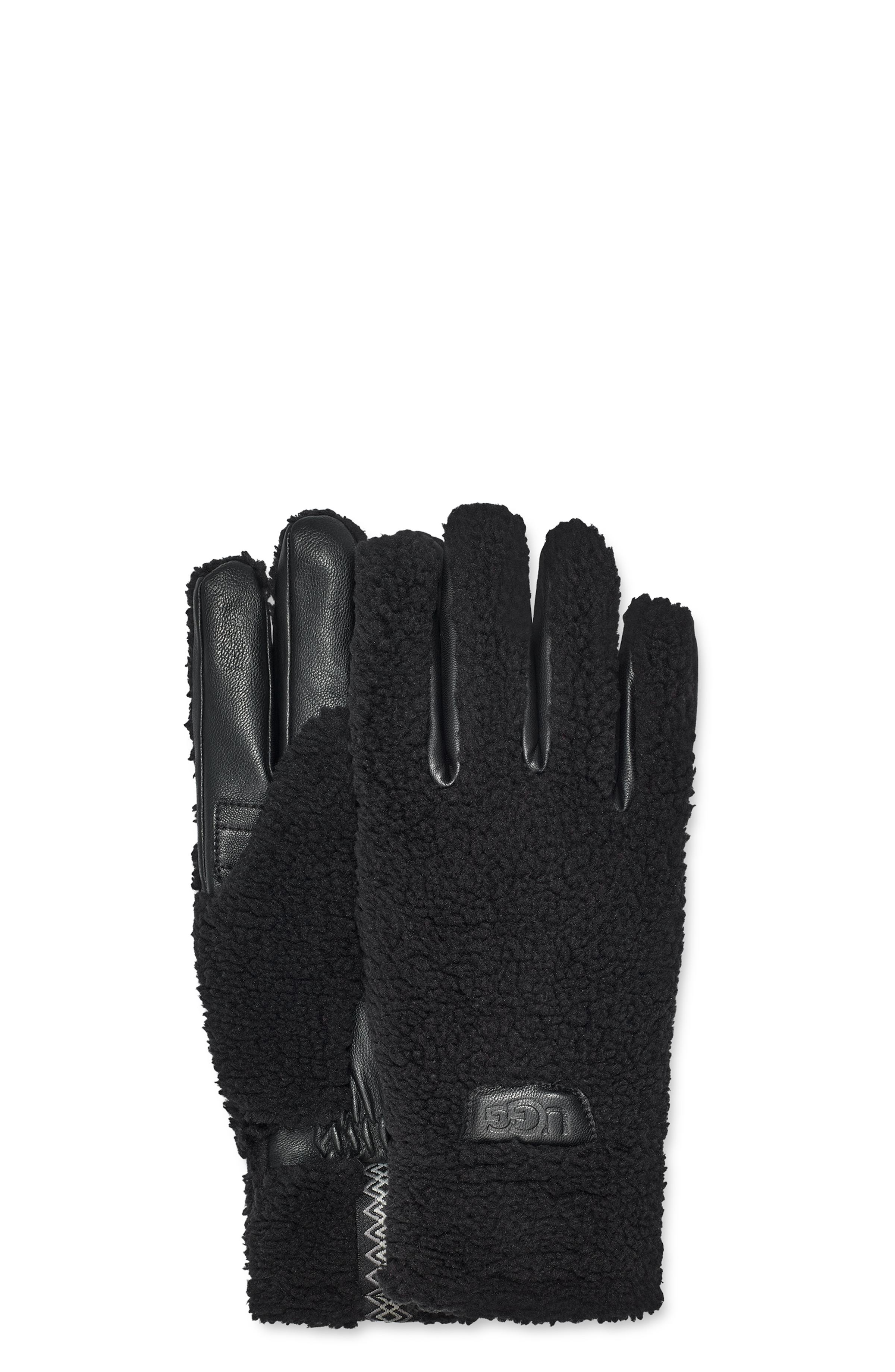 UGG M Sherpa Glove in Black, Taille XL