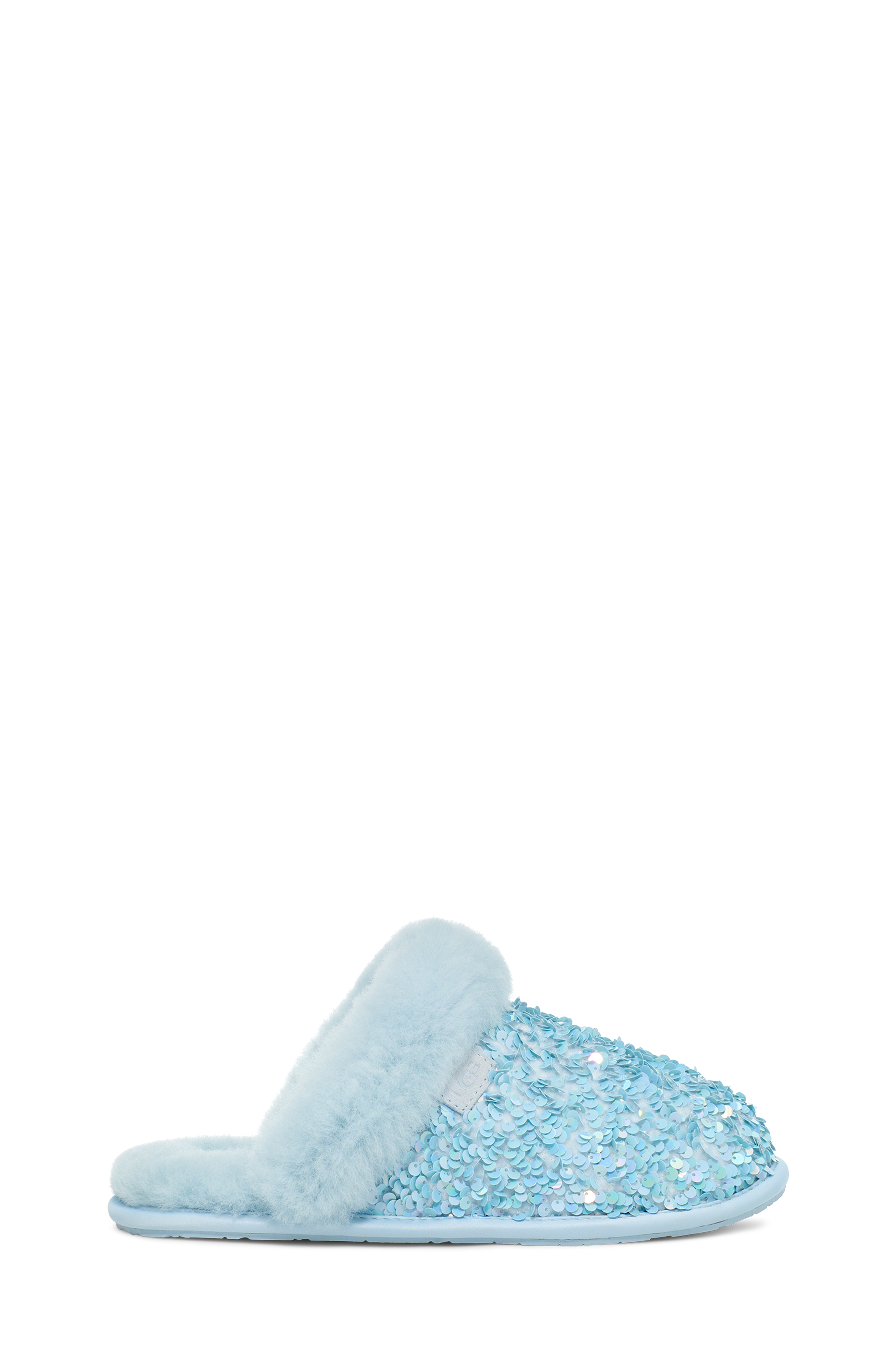 UGG Chausson épais à sequins Scuffette II pour Femme in Sea Breeze, Taille 39, Textile