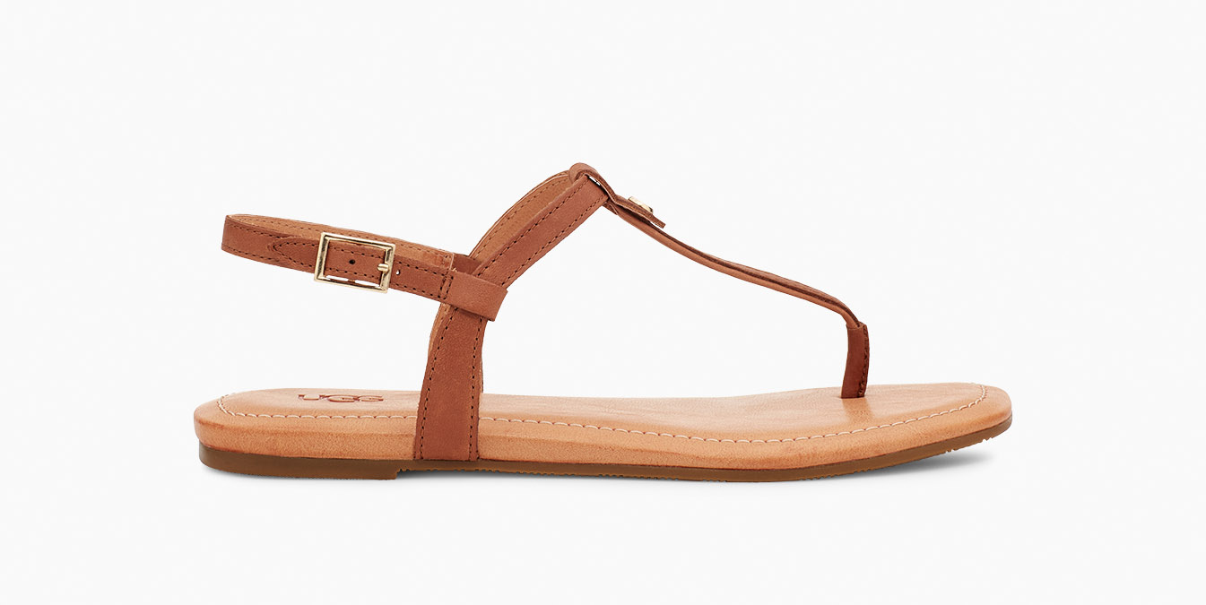 UGG Madeena Leather Flip Flop for Women | UGG® UK 