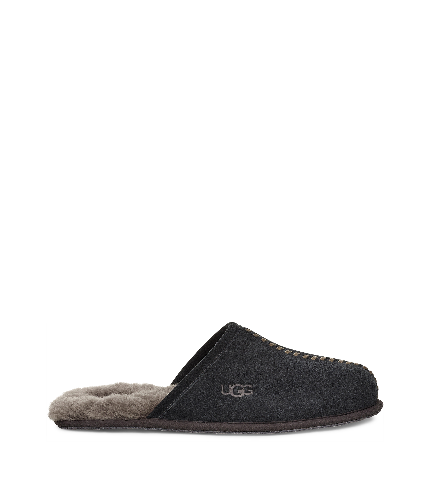 UGG Scuff Deco Chaussons in Black, Taille 41