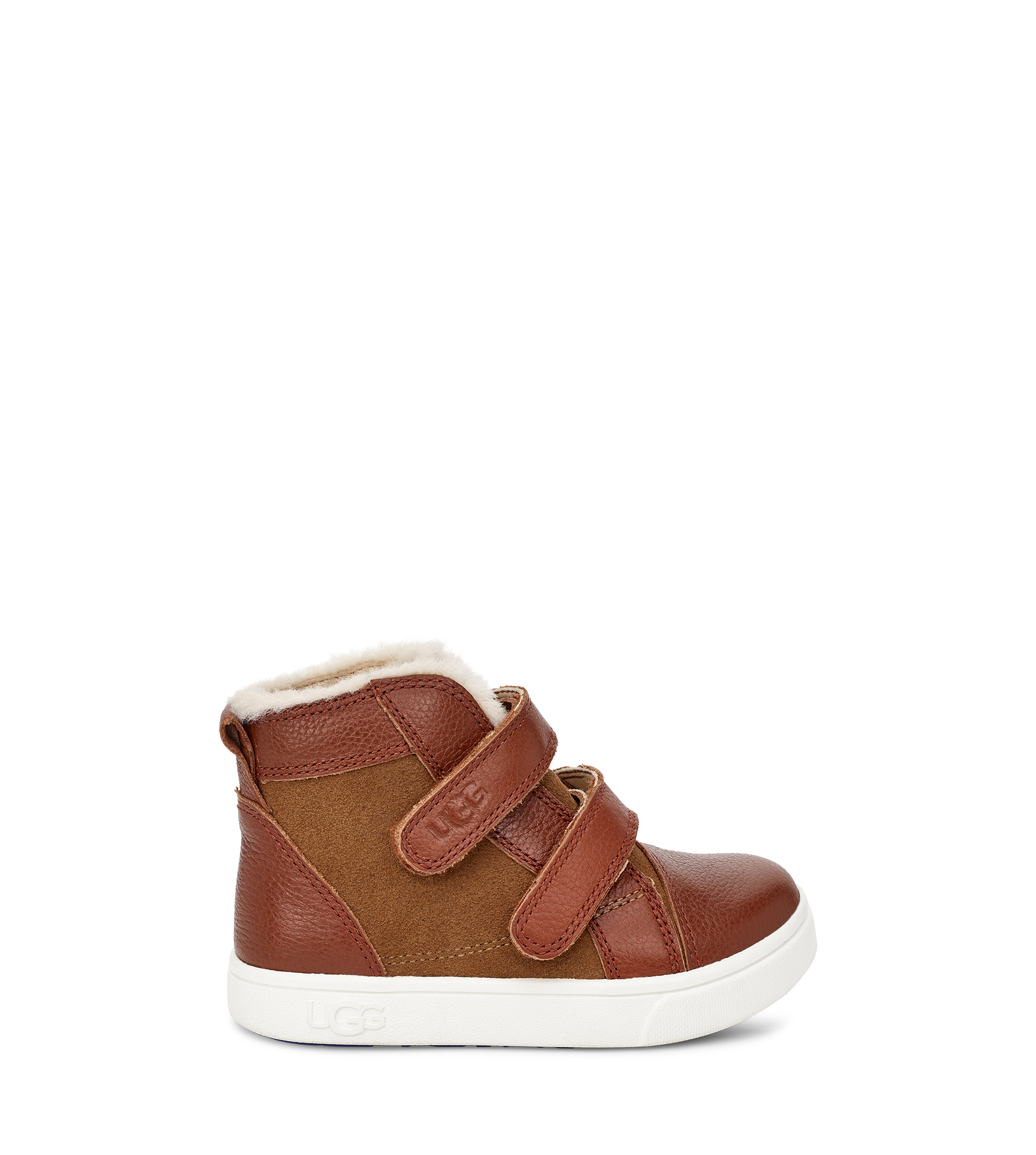 UGG Rennon II Basket pour Grand Enfant in Brown, Taille 22.5, Cuir