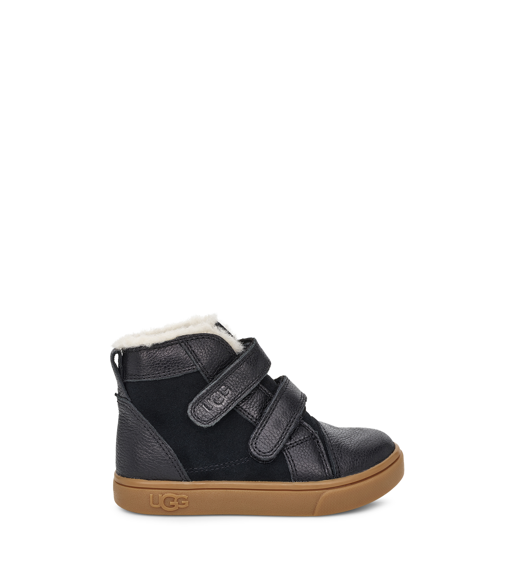 UGG Rennon II Basket pour Grand Enfant in Black, Taille 22.5, Cuir