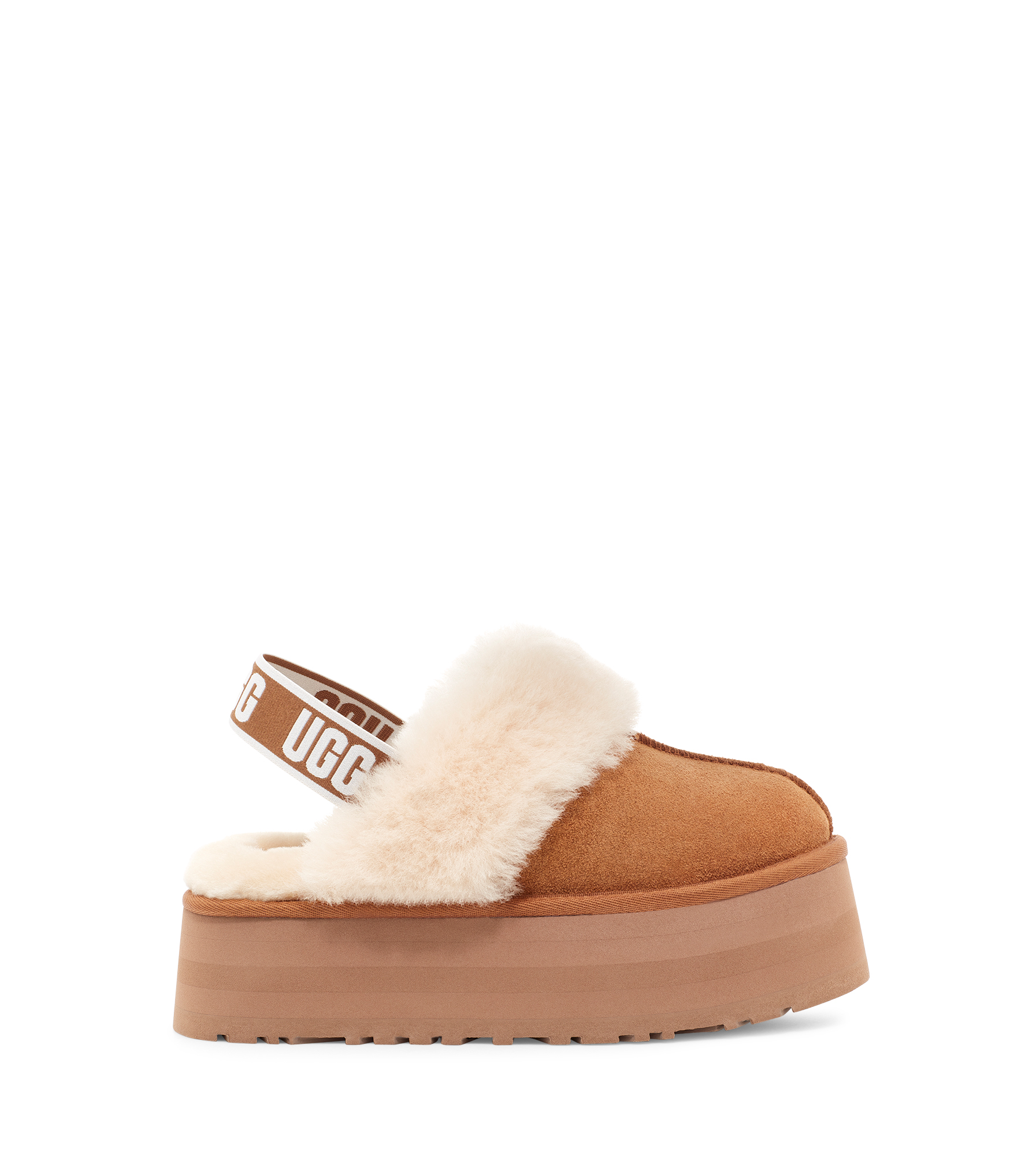 UGG Chausson Funkette pour Femme in Brown, Taille 42, Cuir