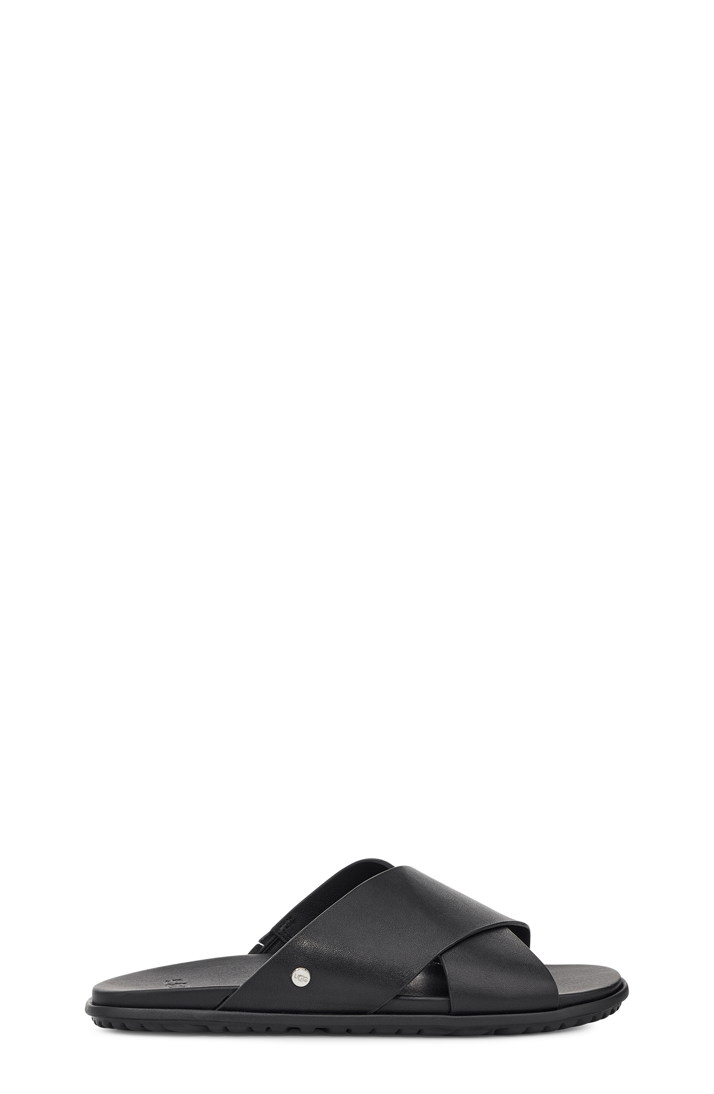 UGG Mule à lanières croisées Solivan pour Femme in Black, Taille 43, Cuir product