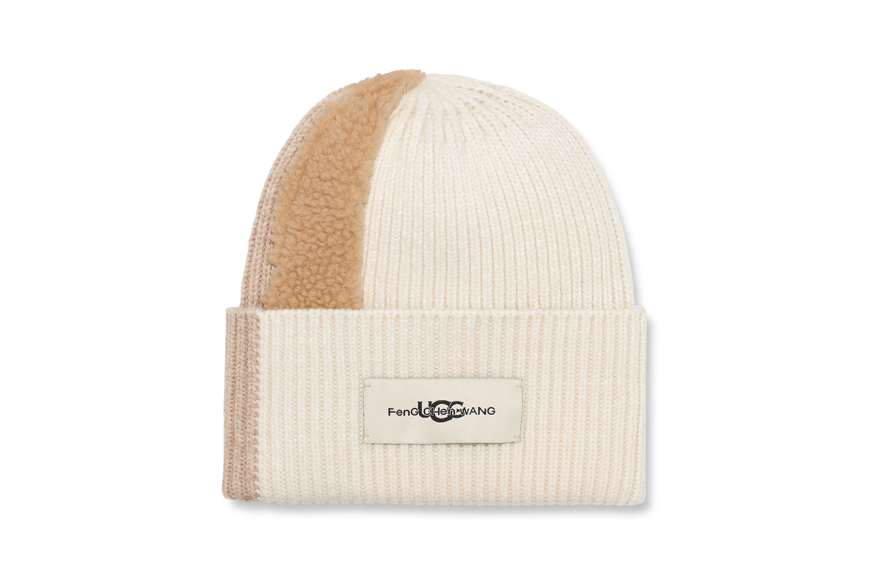 U Ugg X Feng Chen Wang Beanie in Beige/Chestnut, Taille O/S