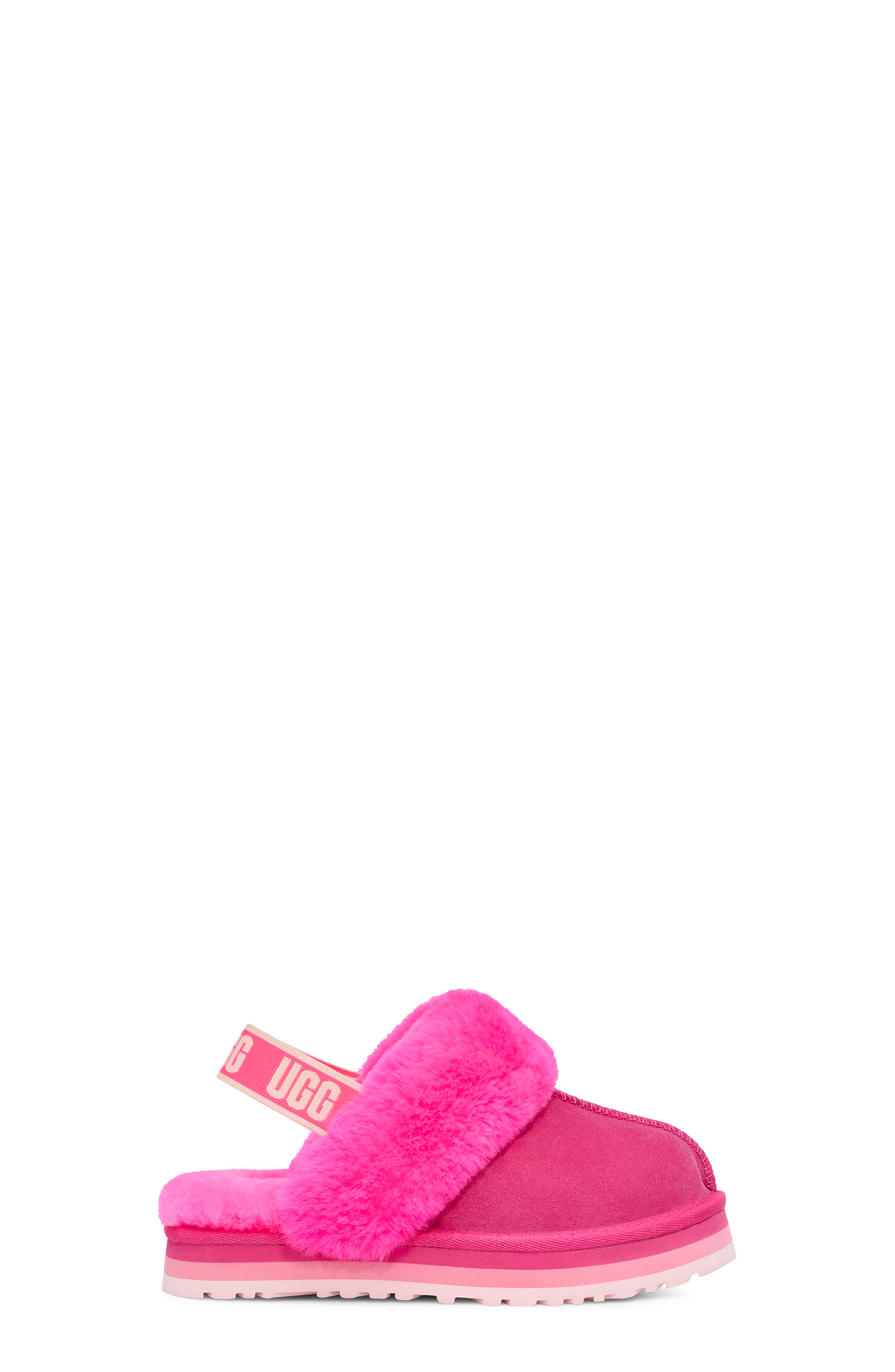 UGG Chausson Funkette pour Grand Enfant in Taffy Pink, Taille 32.5, Cuir