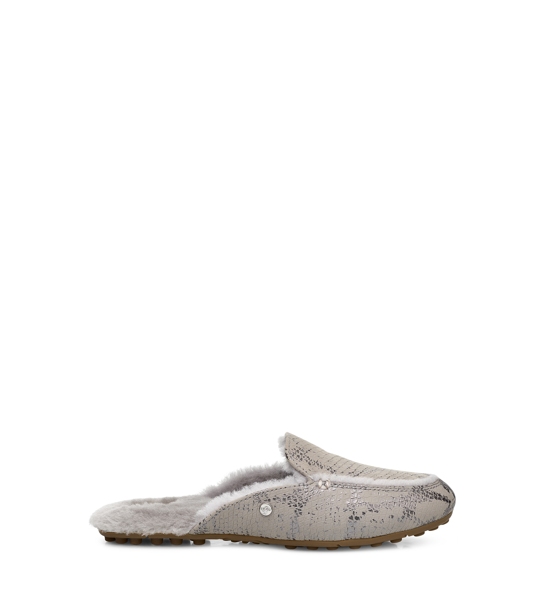 ugg lane metallic snake loafer