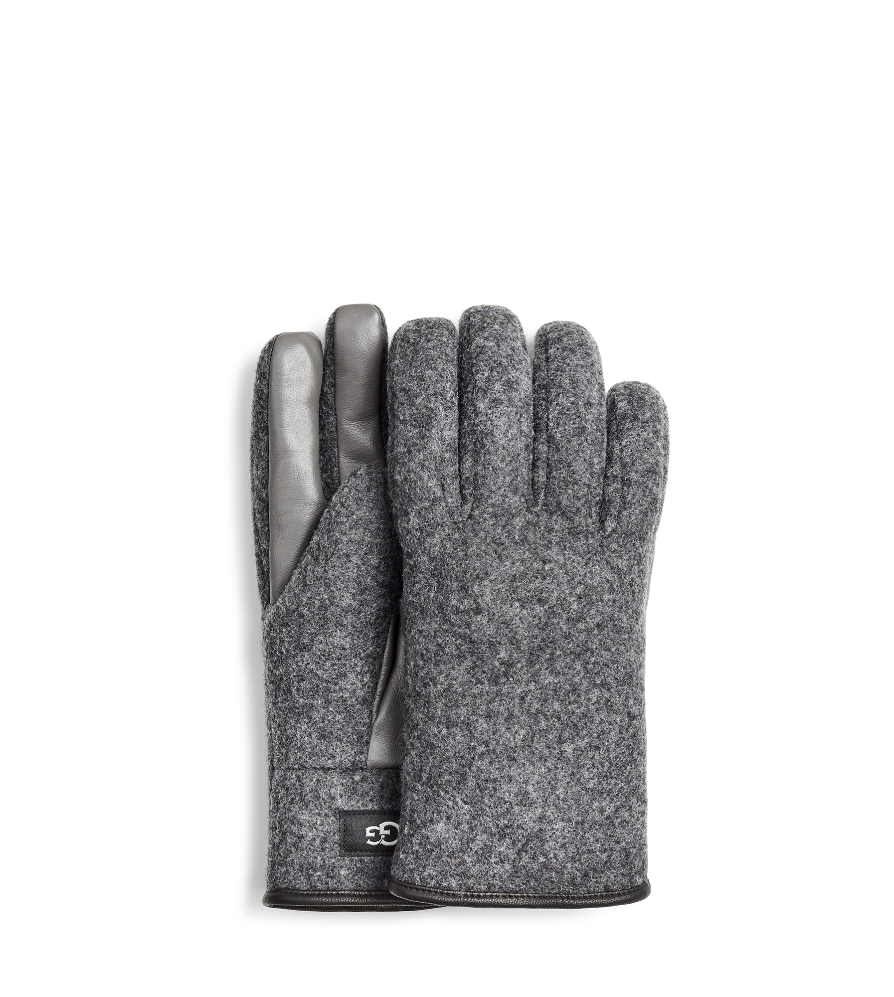 UGG Fabric Tech Glove Gants pour Homme in Black, Taille M, Polyester