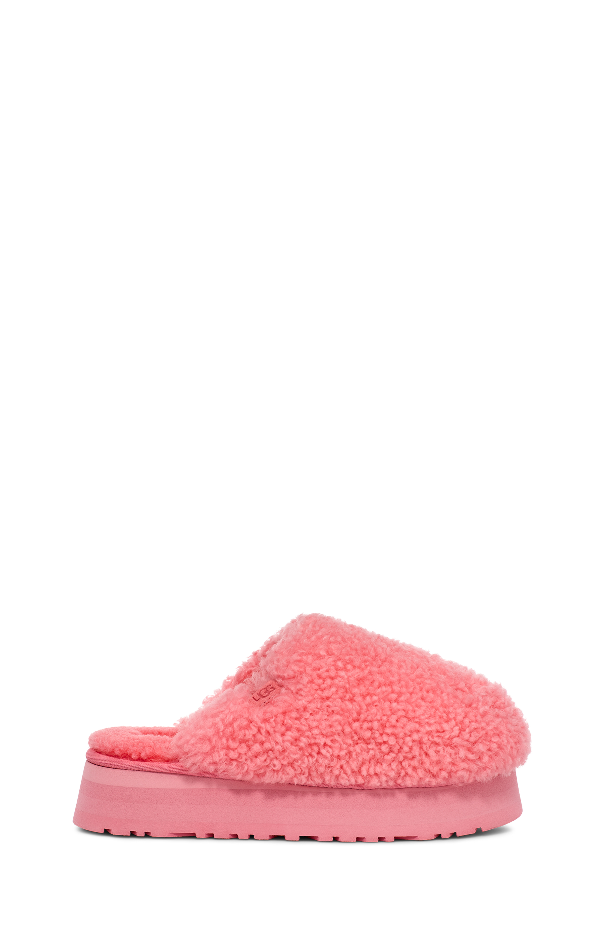 UGG Chausson à plateau bouclé Maxi pour Femme in Pink Jasmine, Taille 41, Other