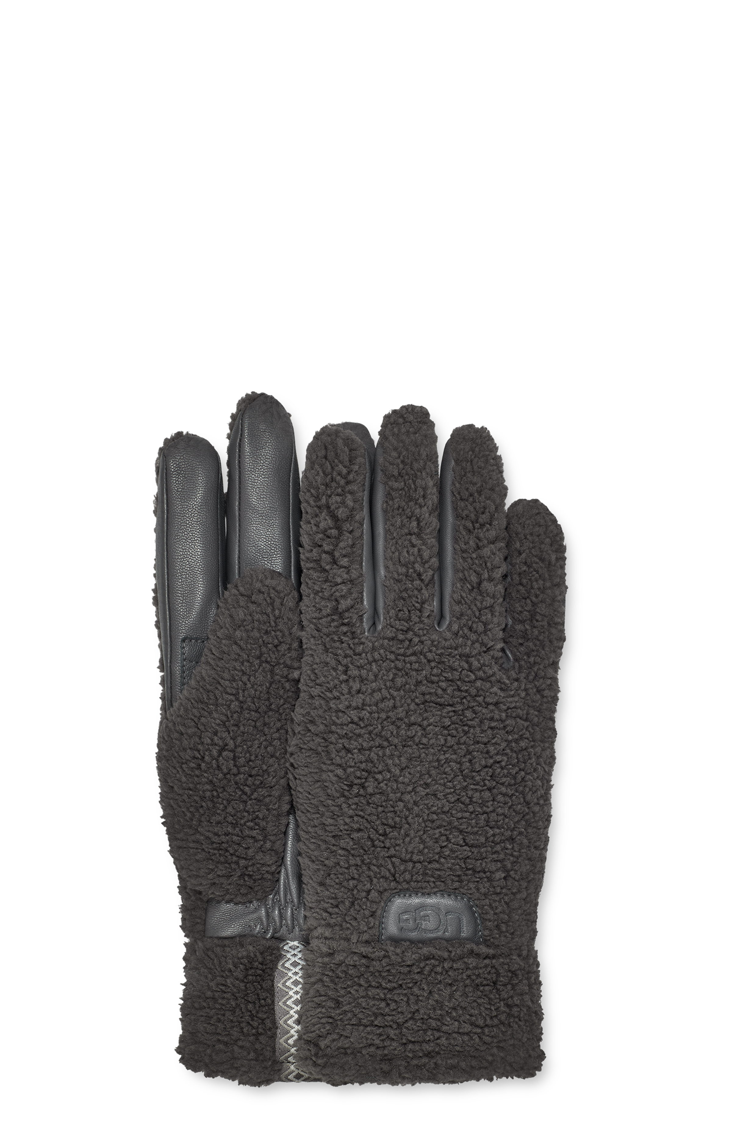 UGG M Sherpa Glove in Grey