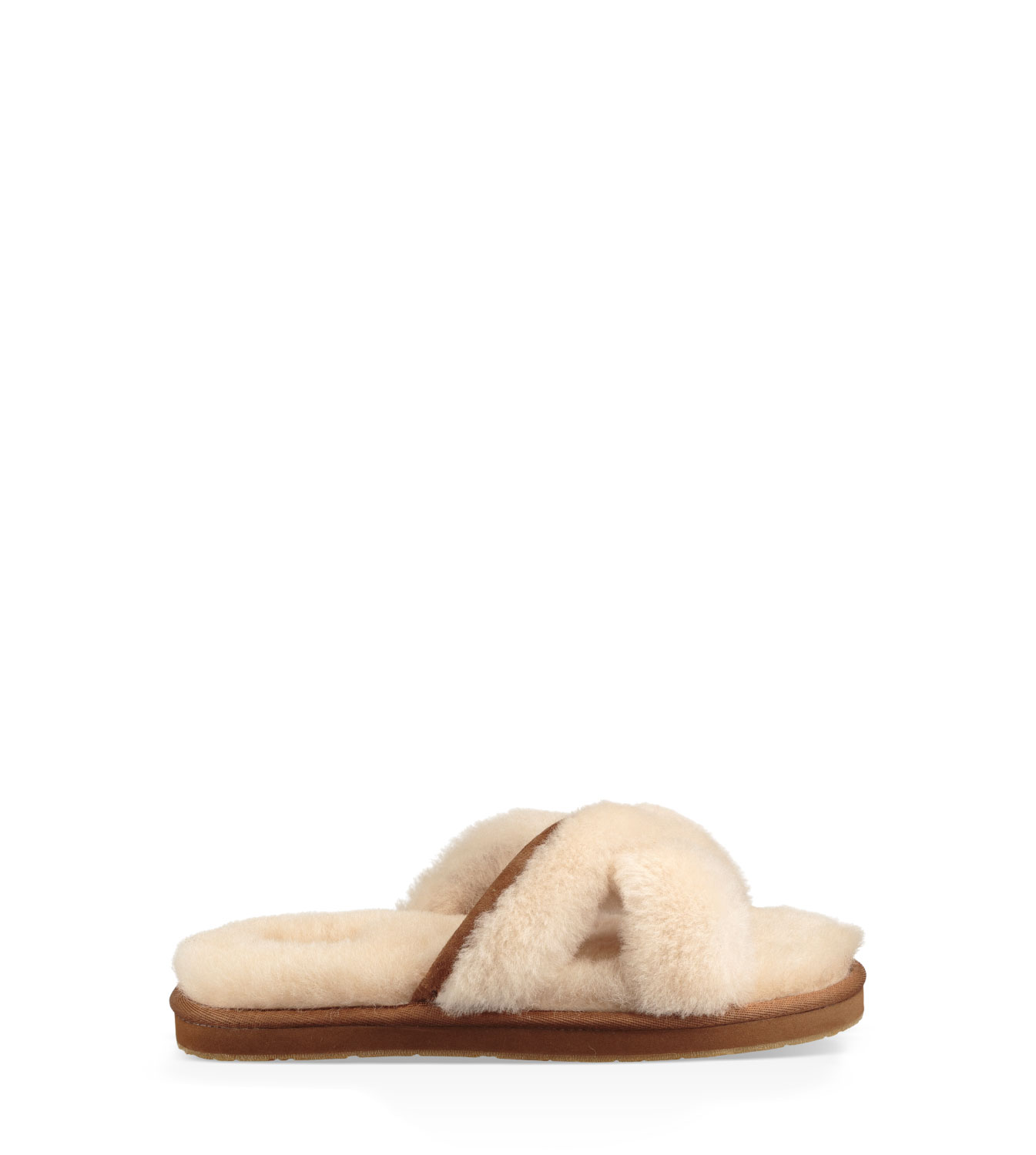 UGG Abela Nu-pied pour Femme in White, Taille 38, Shearling