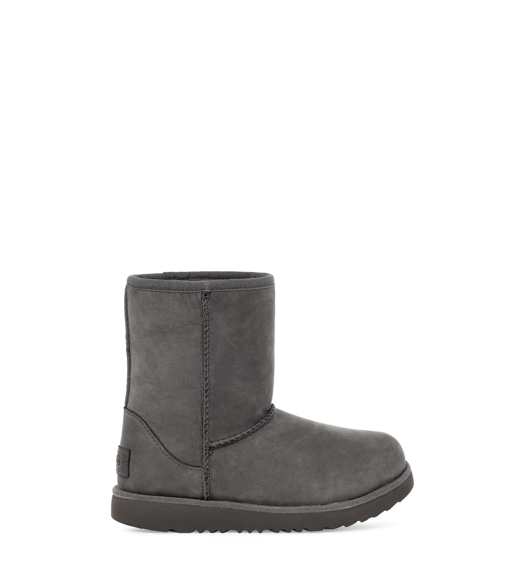 UGG Botte Classic Weather Short pour Grand Enfant in Grey, Taille 36, Cuir