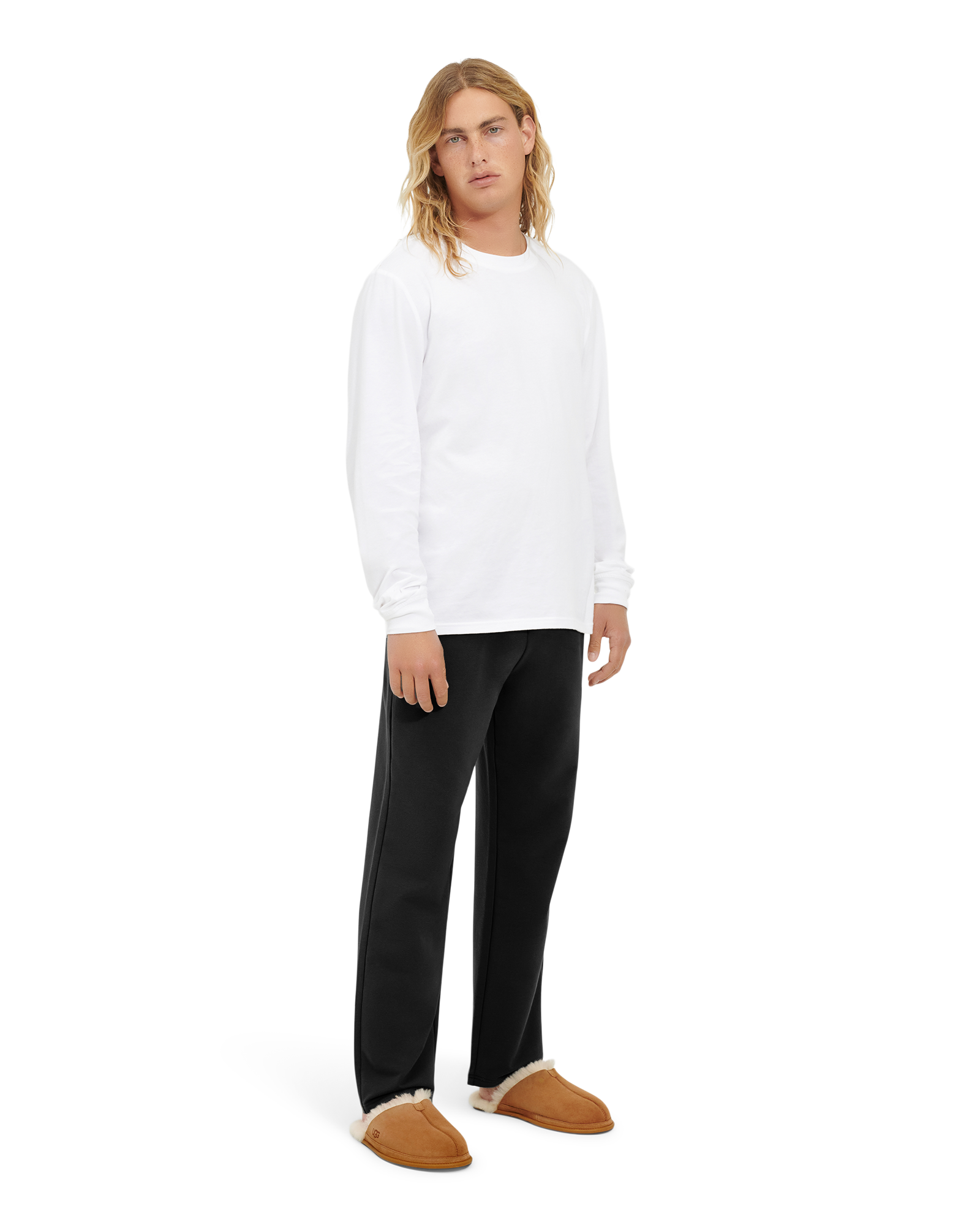 UGG Waylen-pyjamaset voor Heren in White, Maat S, Katoen